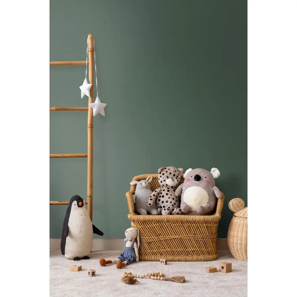 Walls4You behang effen donkergroen - 53 cm x 10.05 m