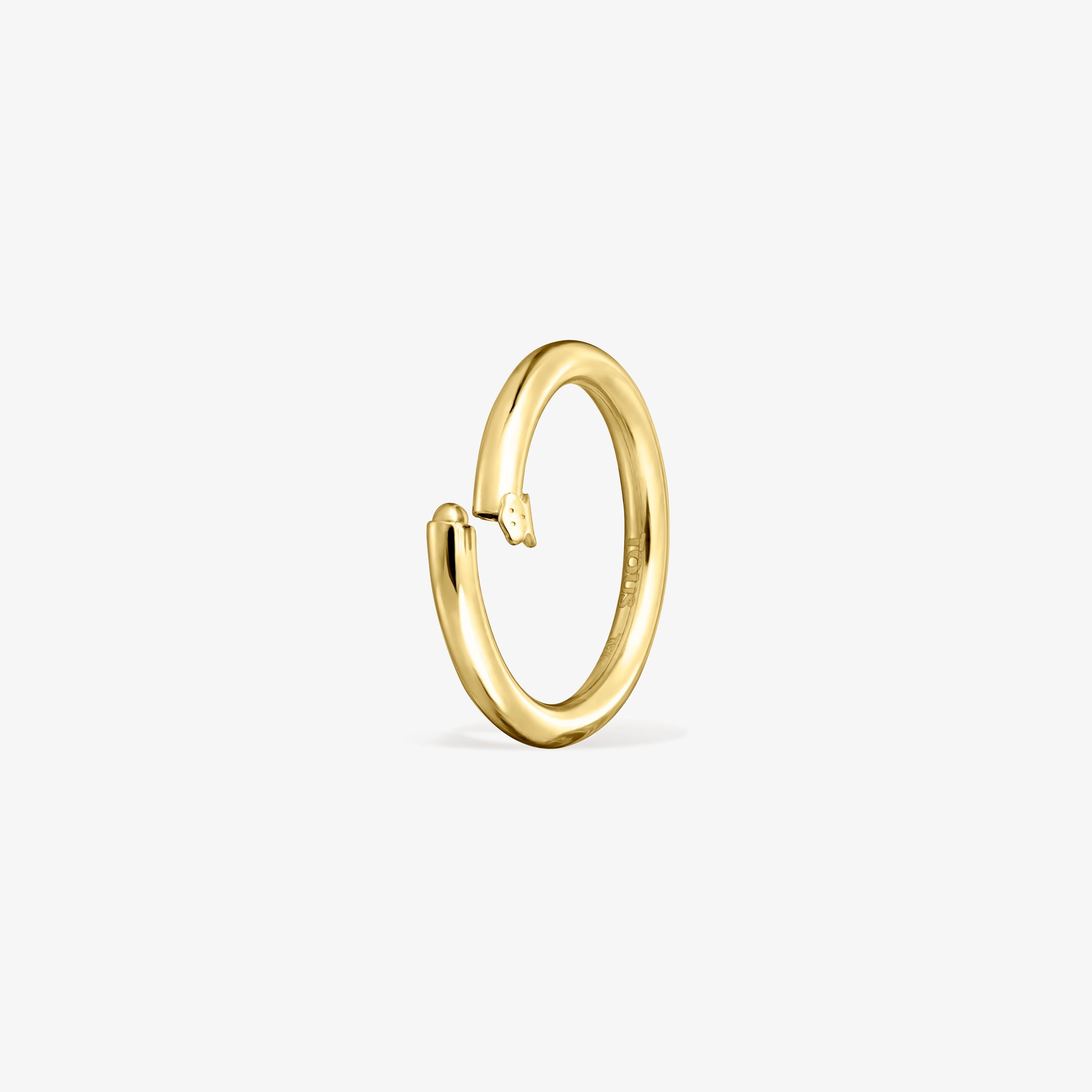 Anilla mediana de oro Hold