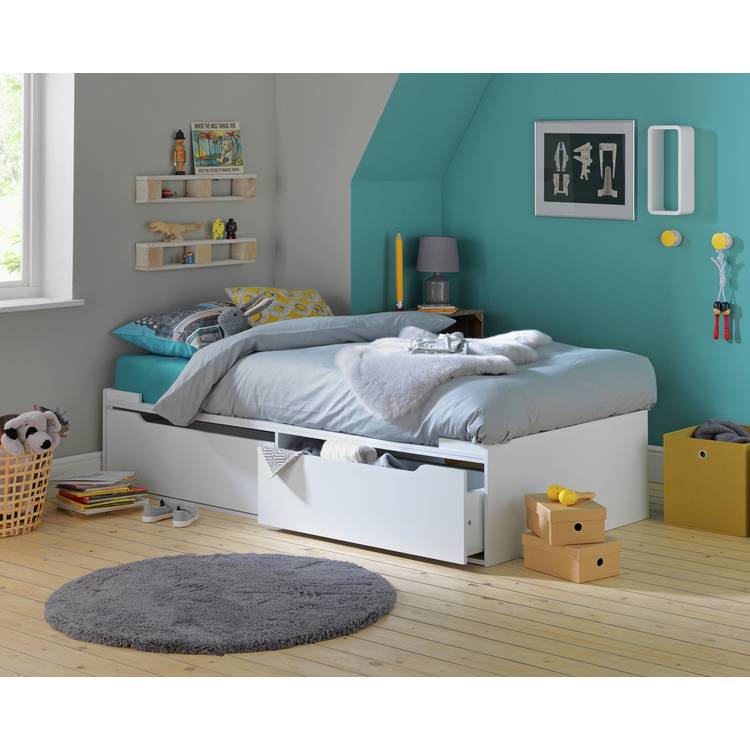 Habitat Lloyd Storage Cabin Bed Frame - White