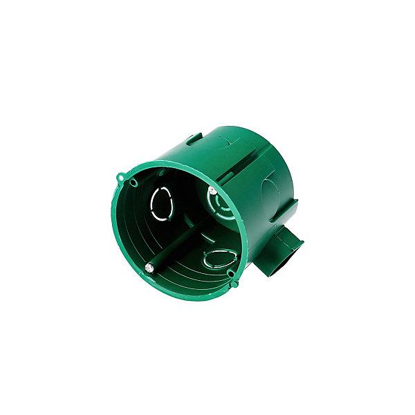 Boîte d encastrement de dérivation 60, profonde, avec vis, verte, 1 pièce