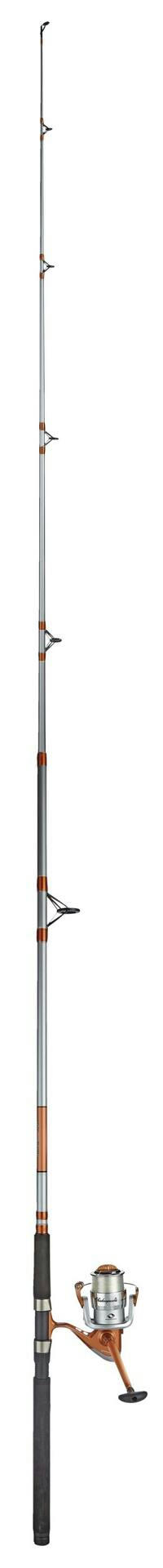 Shakespeare Catch More Fish Salmon Spinning Fishing Rod and Reel Combo, Pre-Spooled, Medium-Heavy, 8-ft, 2-pc