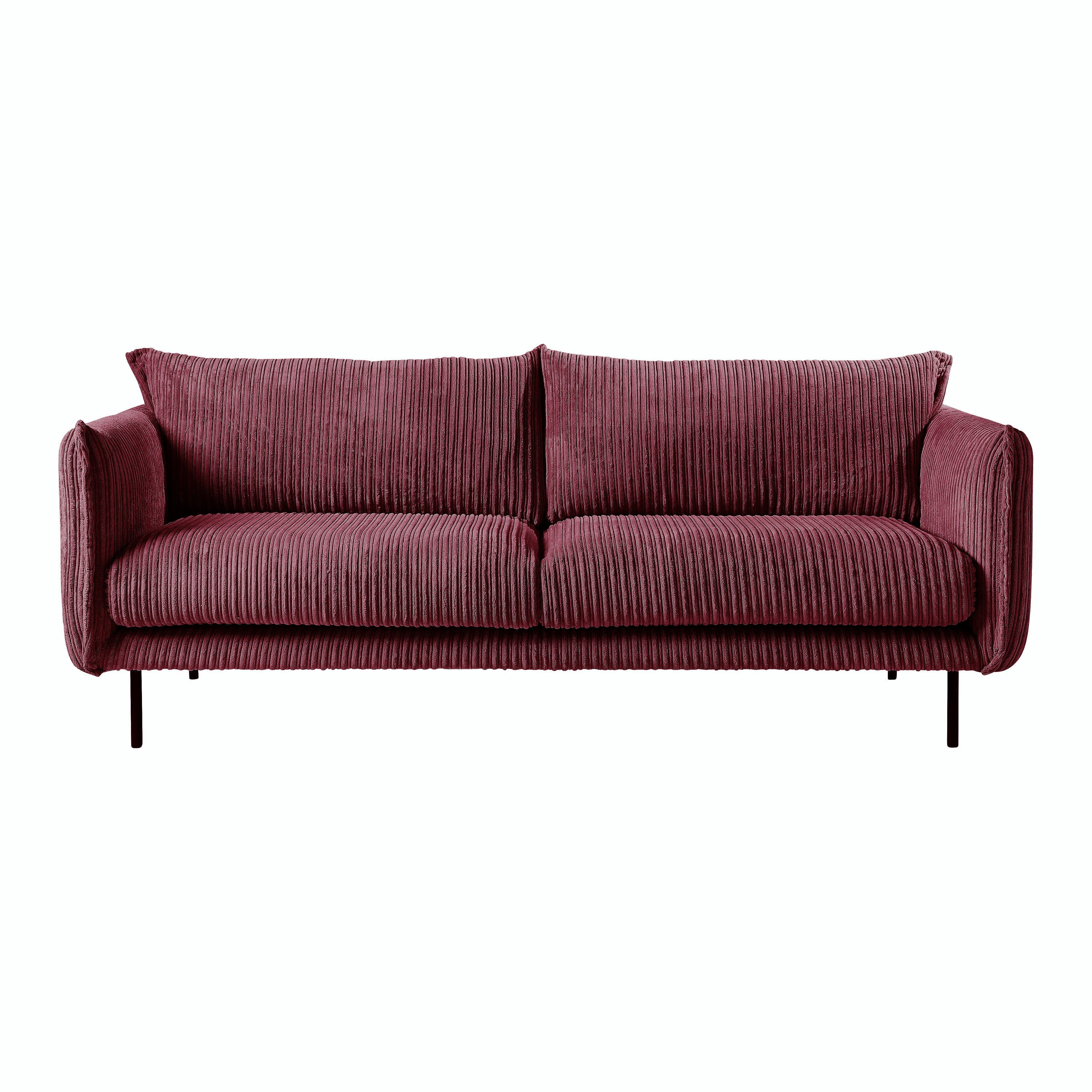 by fonQ Ribbon 3-zitsbank - Rib - Bordeaux