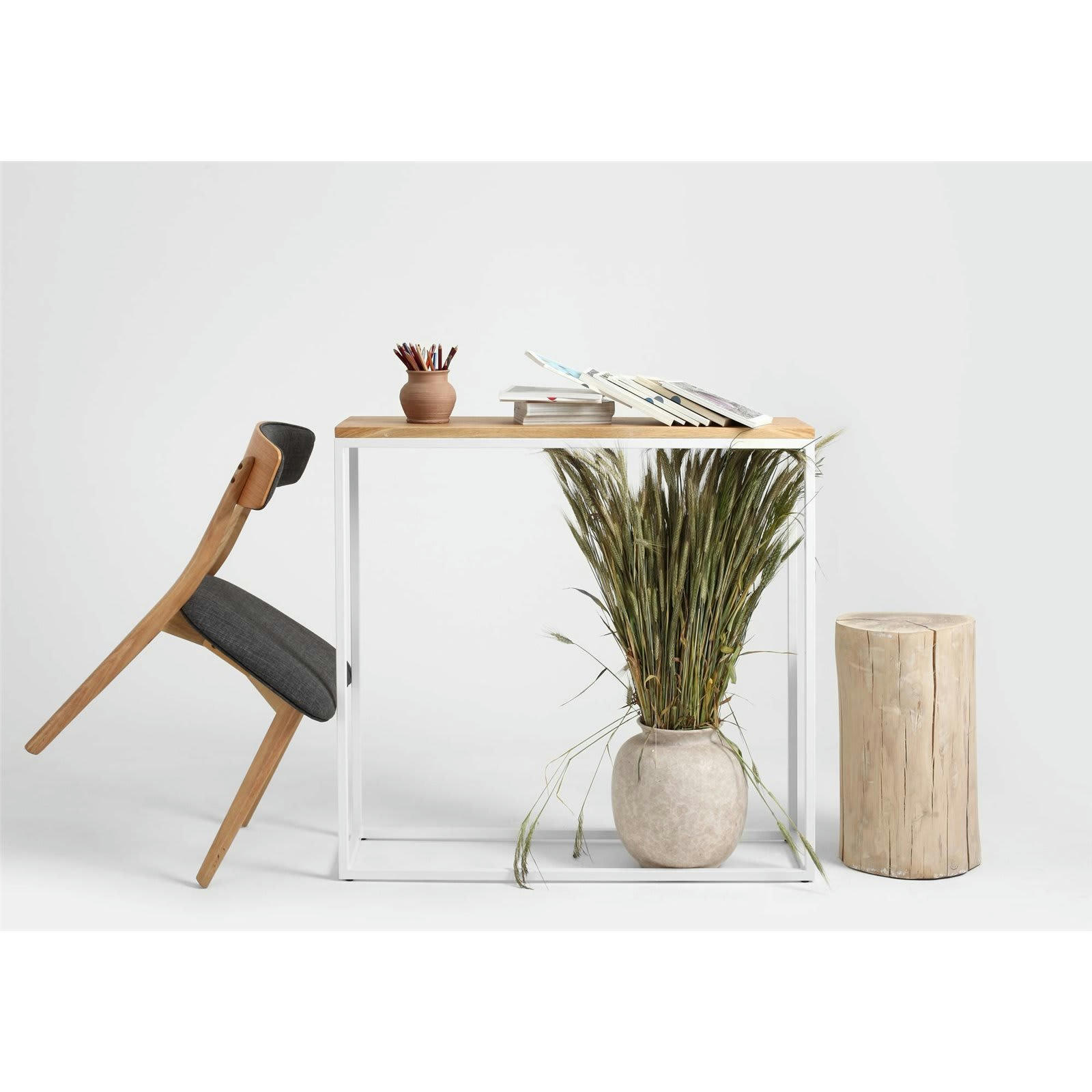 JULITA - Console Bois Blanc