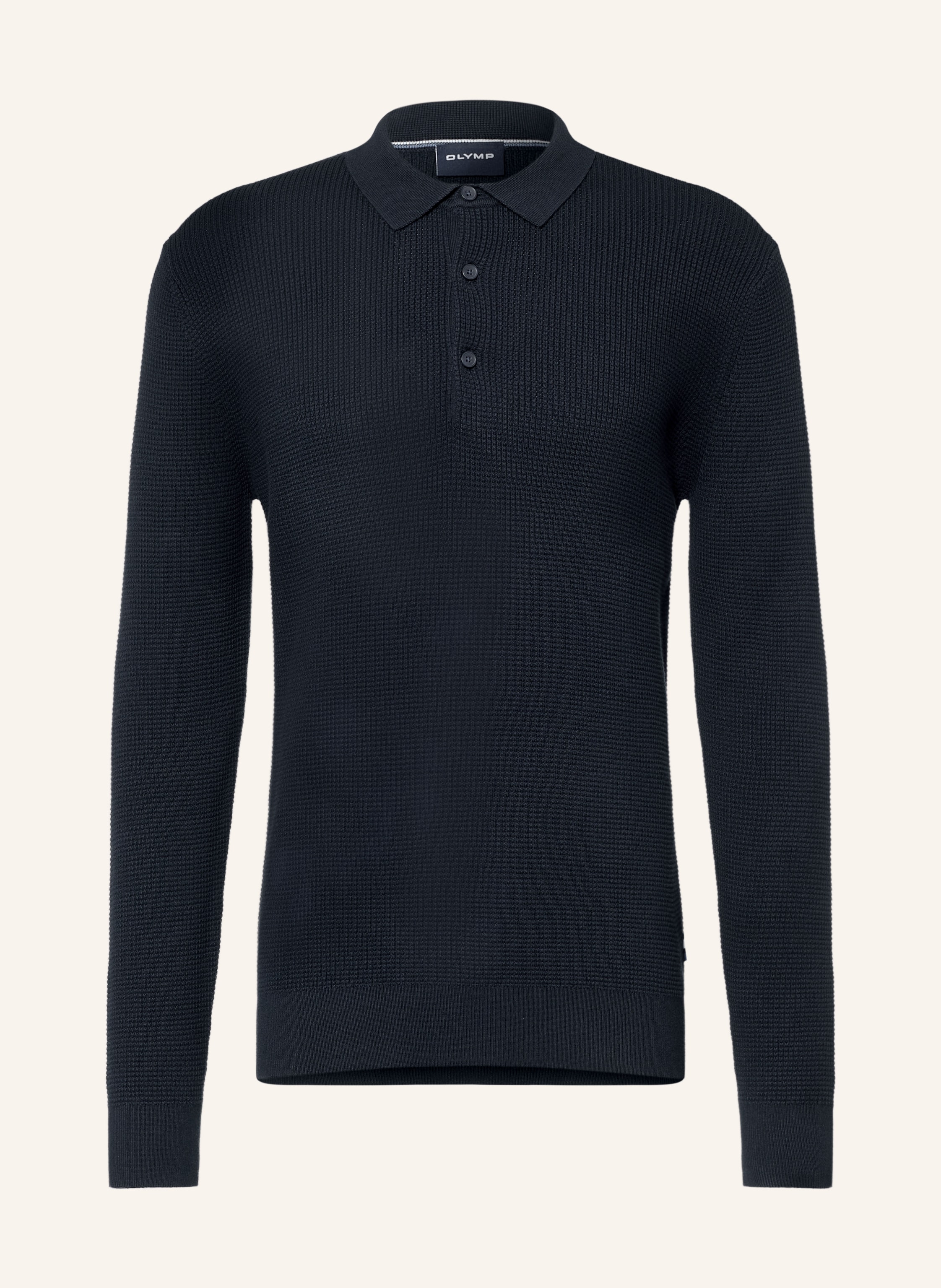 OLYMP Strick-Poloshirt