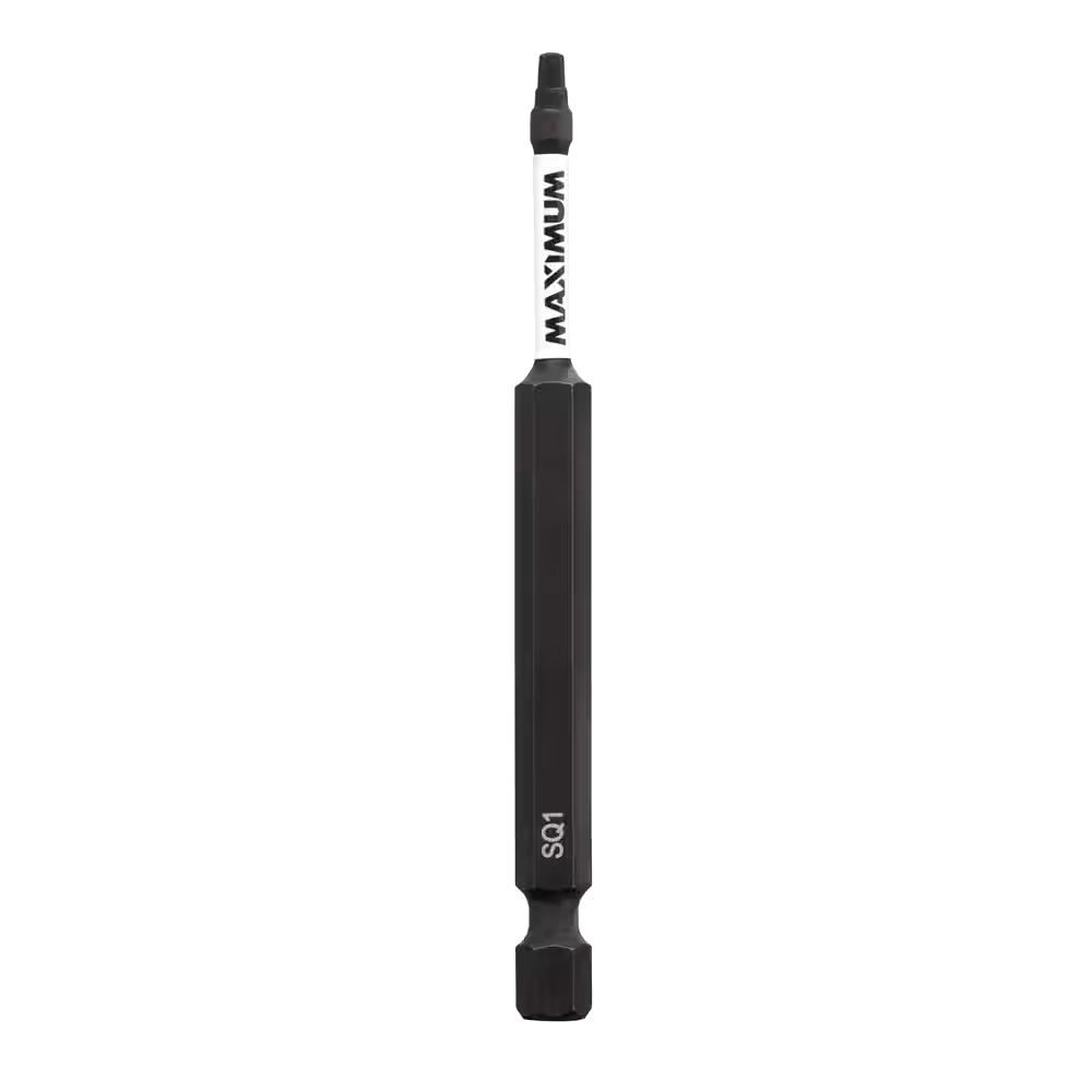 MAXIMUM SQ1 Square Screwdriver Bit, 3-1/2-in, 1-pc