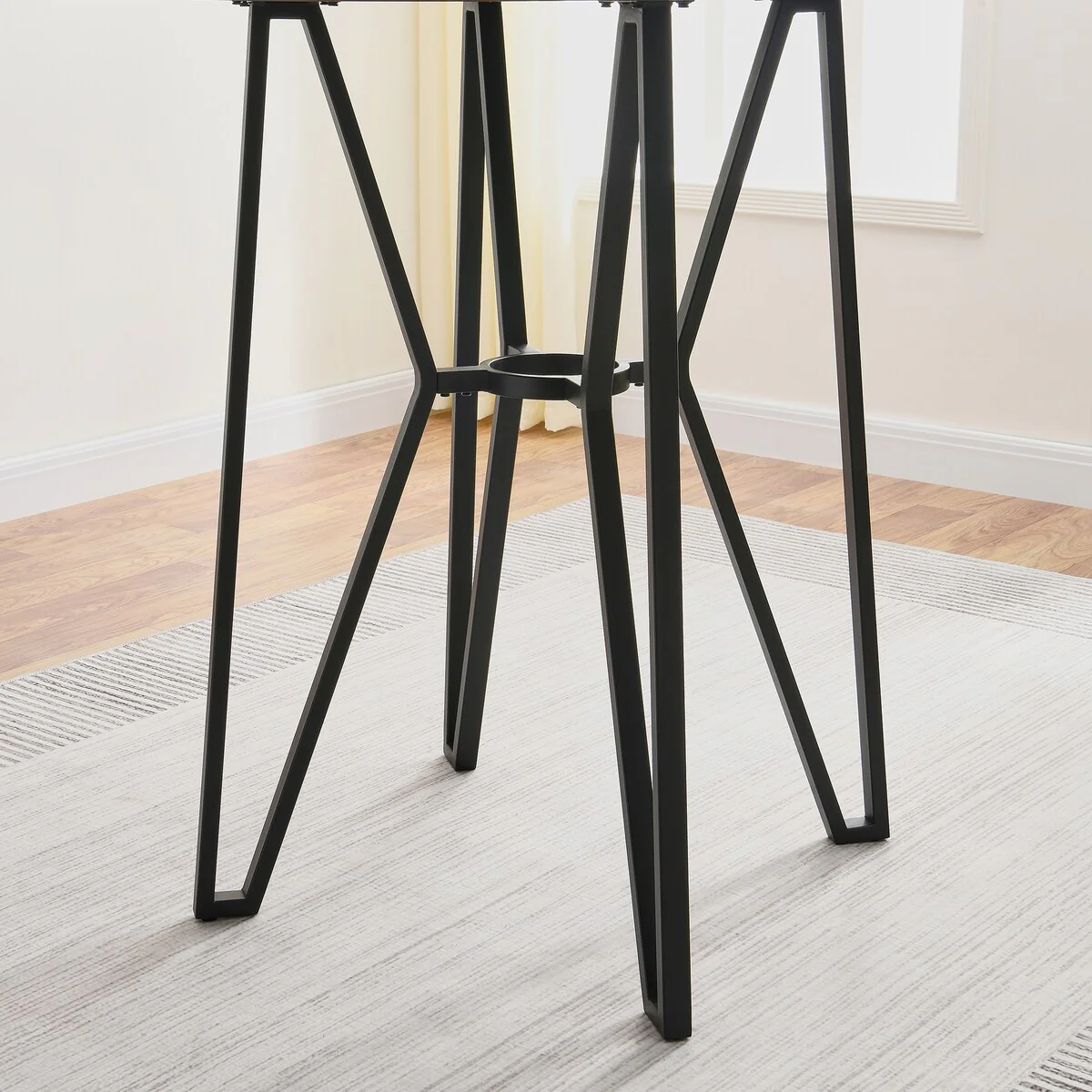 Mordern Dining Room Hight Bar Table Rustic Brown