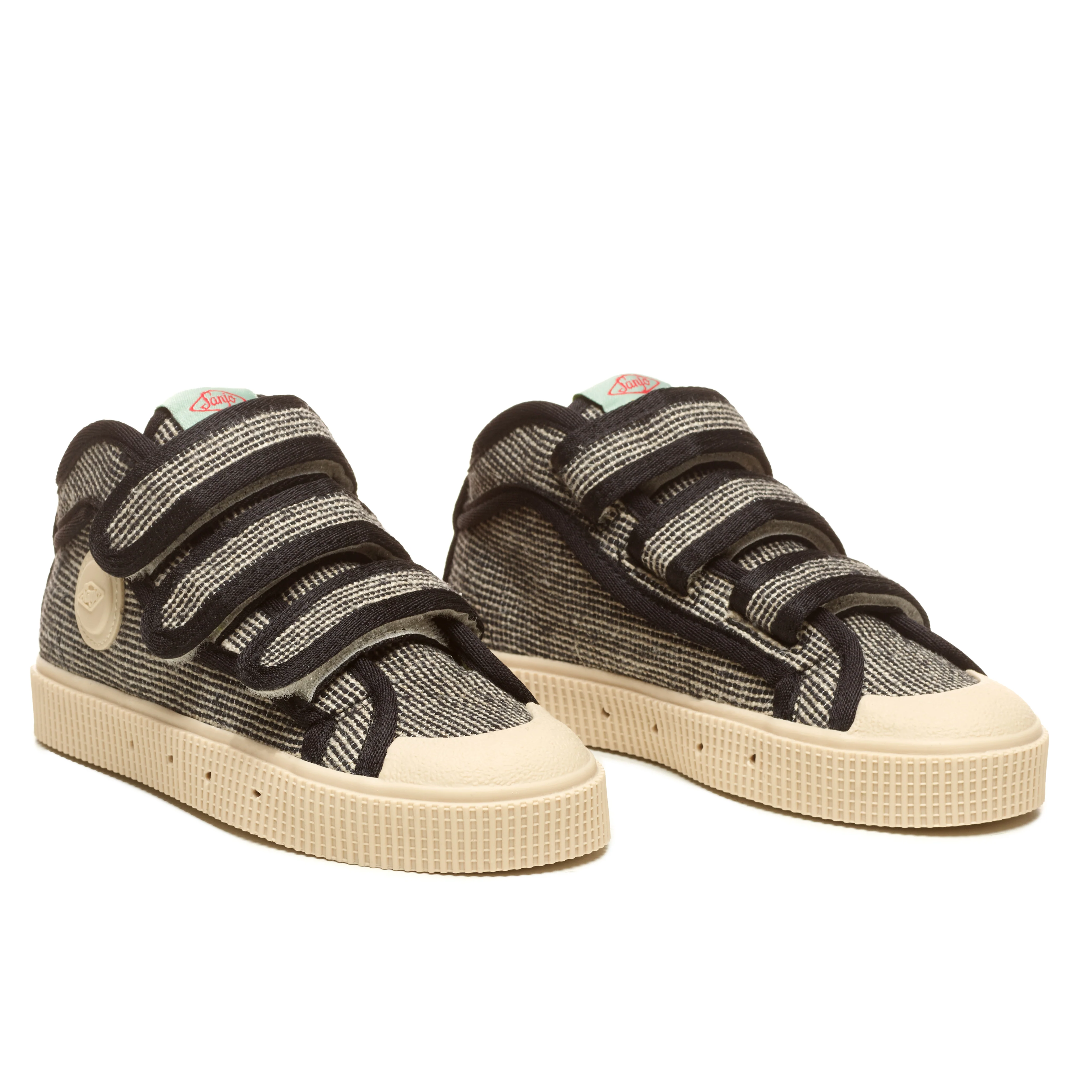 Sanjo Kids V100 Linen // Black