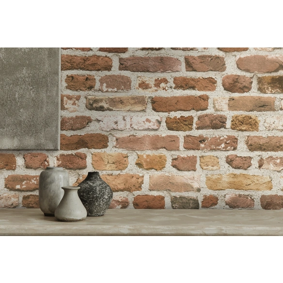 Vliestapete, BxL: 53 x 1005 cm, rotbraun