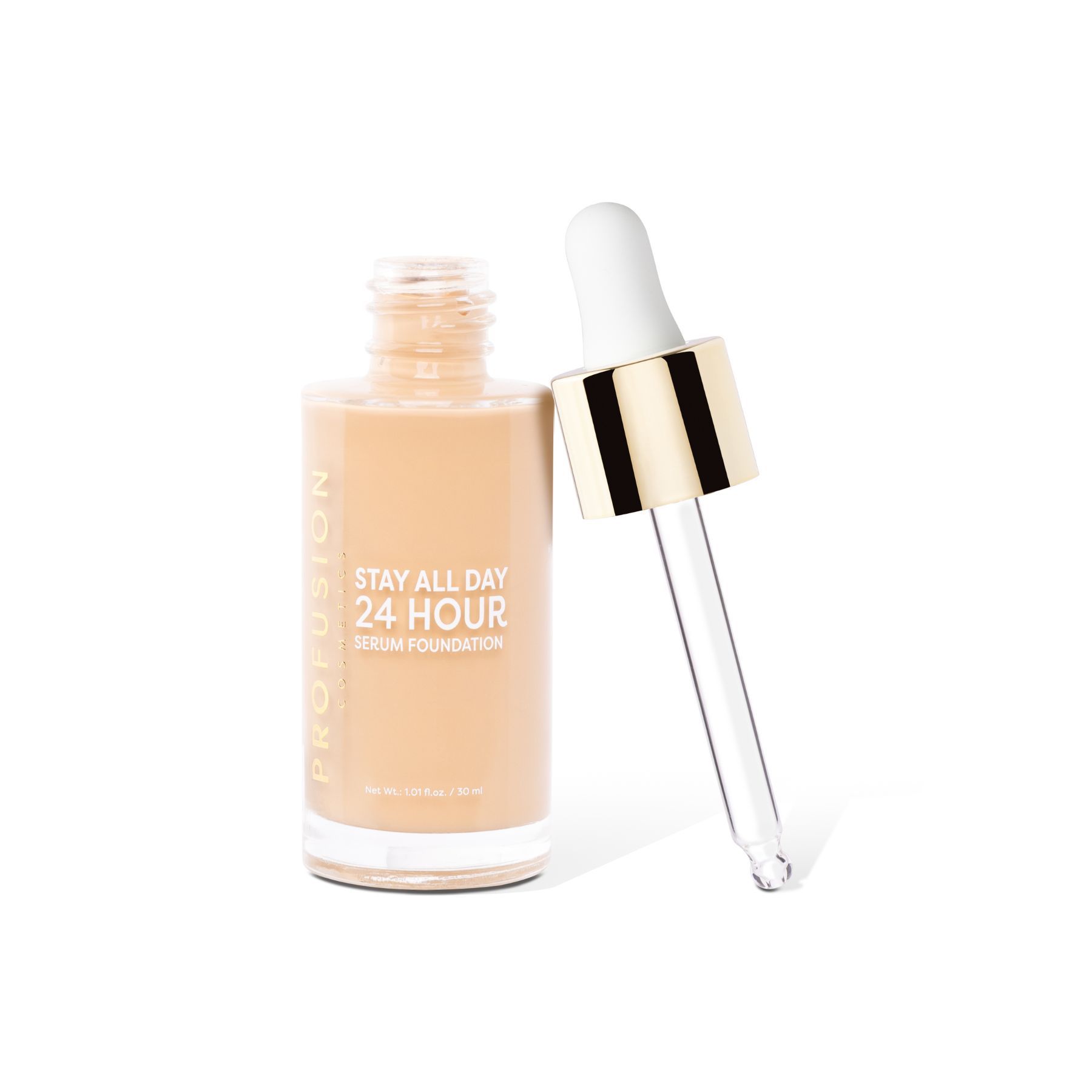 Profusion Cosmetics 24 Hour Stay All Day Silicone Foundation Warm Nude