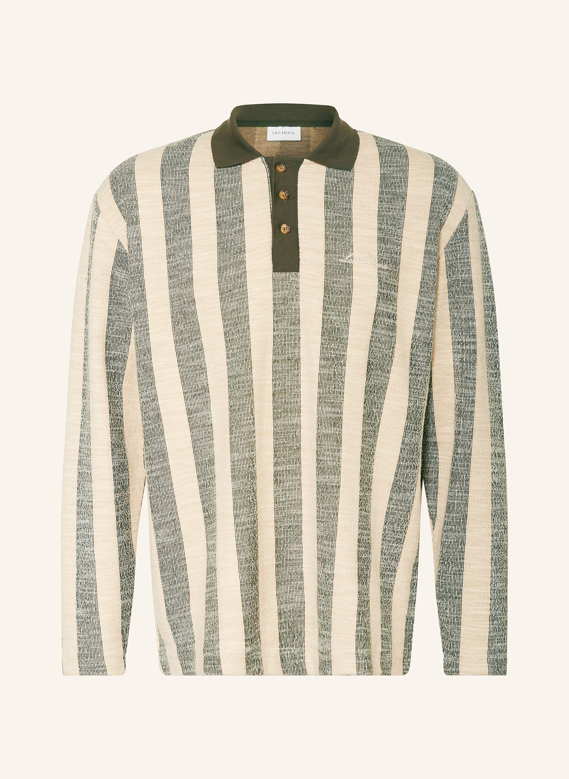 LES DEUX Jacquard-Poloshirt