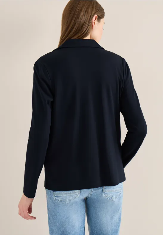 Basic Blazer mit Reverskragen