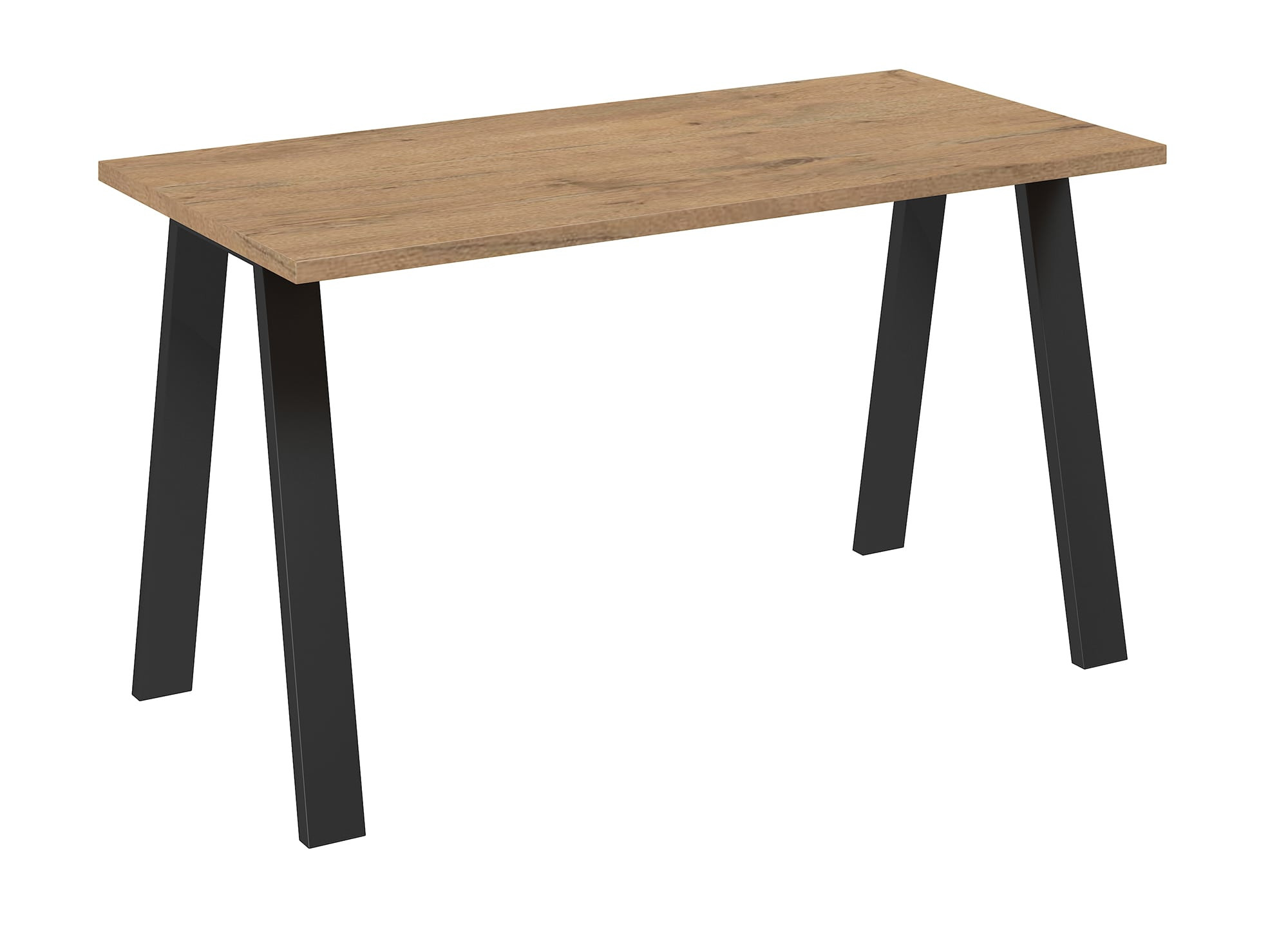 Stół do jadalni metalowe nogi Kleo 138x67 Dąb Lancelot