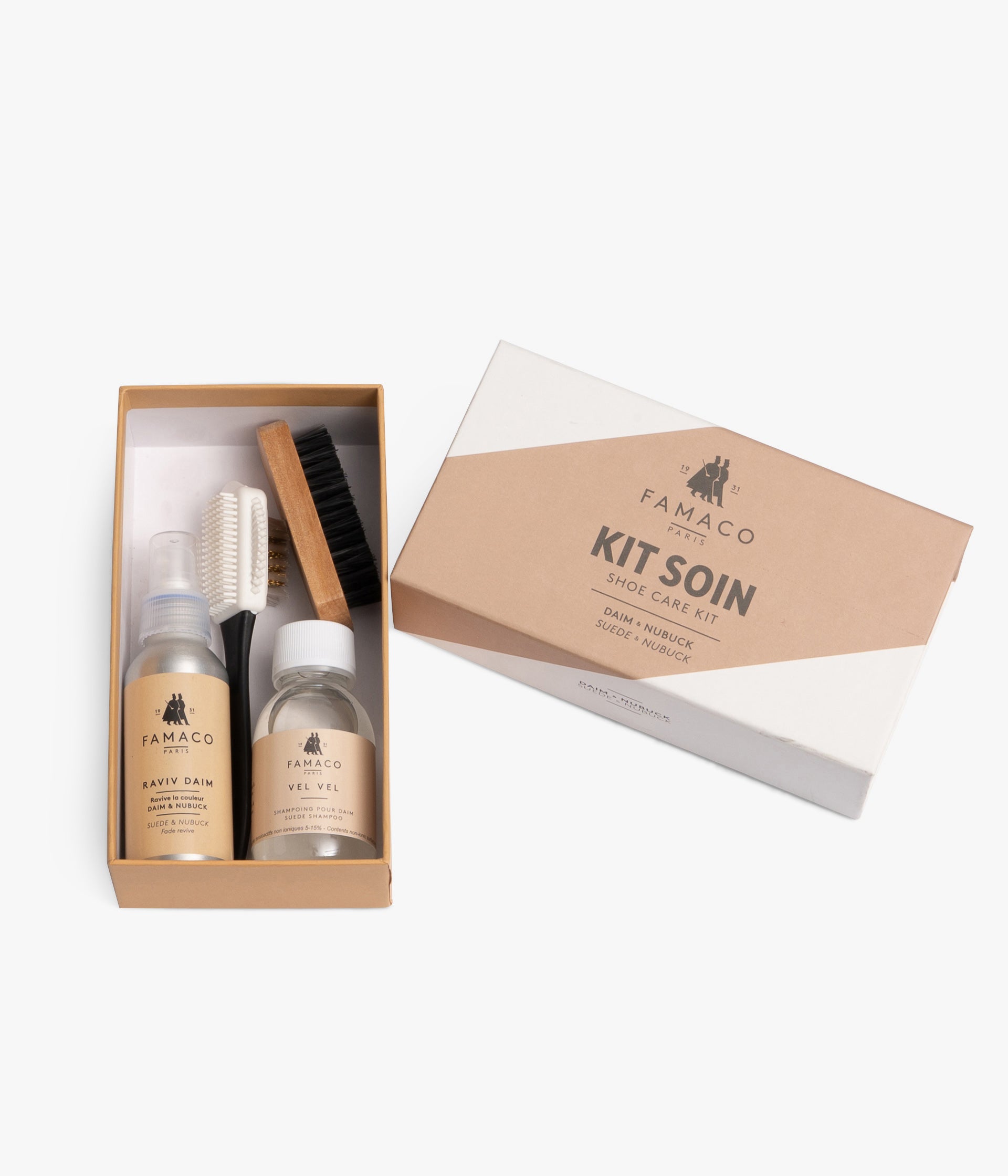 Kit soin daim et nubuck