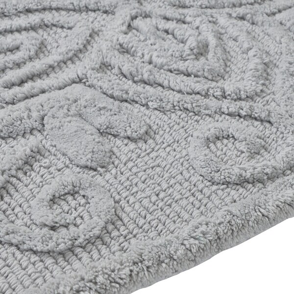 Tahari Home Karri High-Low Tufted Cotton Bath Rug