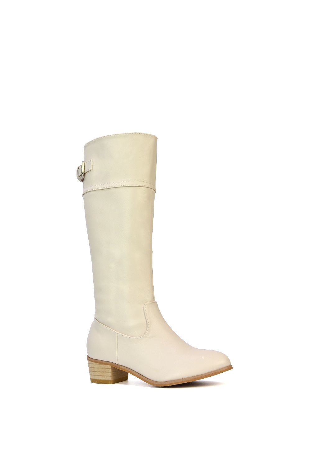 XY London Caiden' Knee High Boots Low Heel Western Style