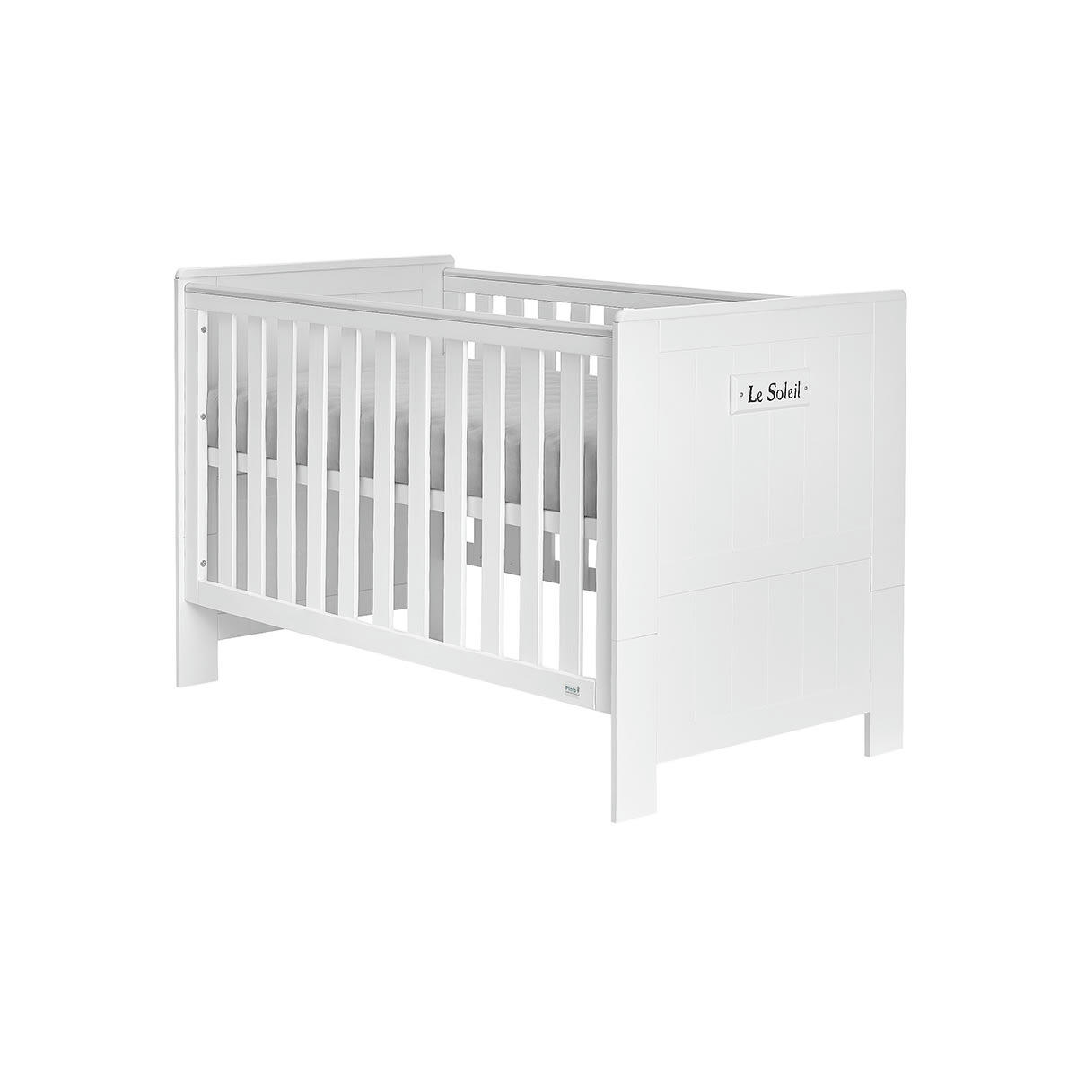 MARSYLIA - Lit évolutif 70x140 blanc