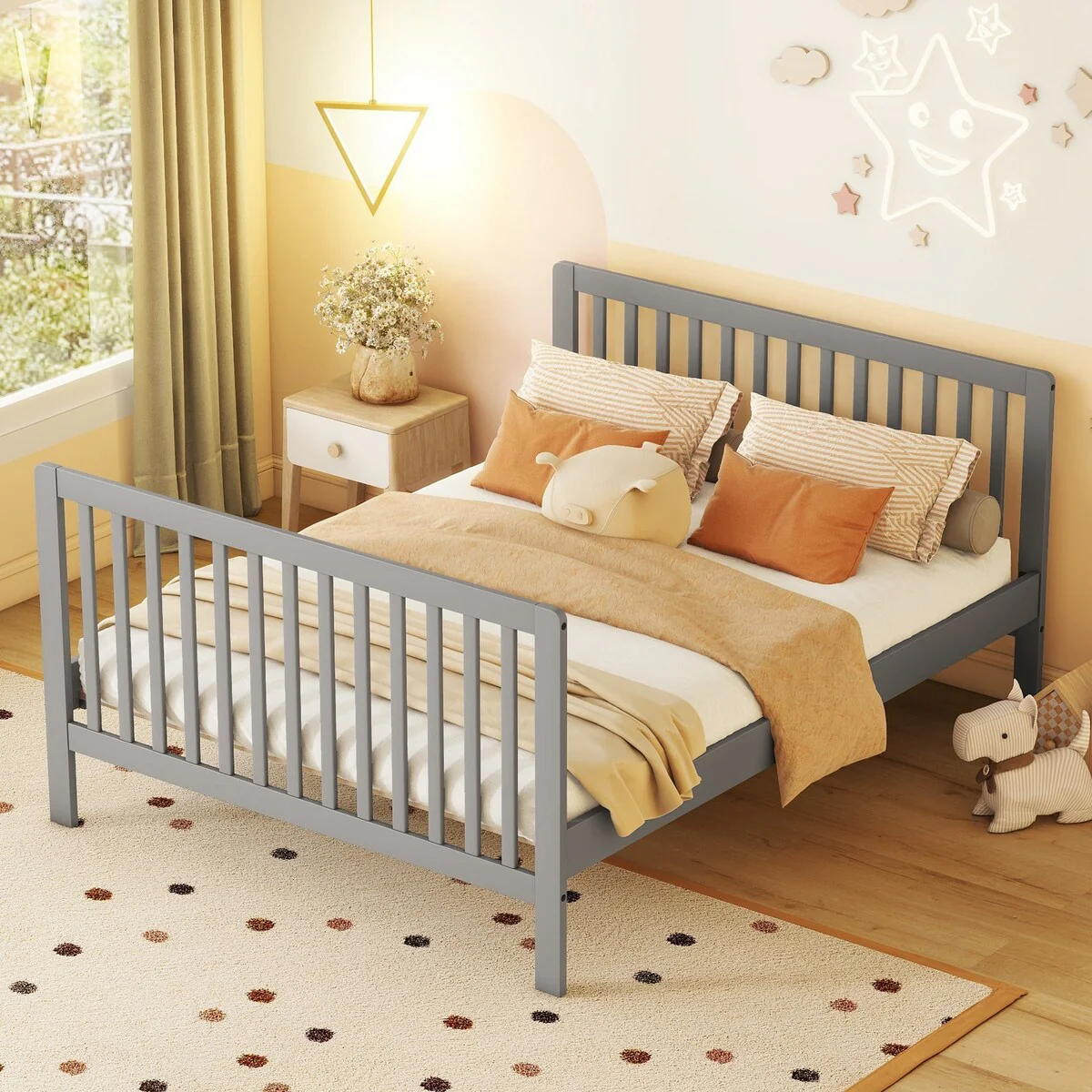 Convertible Crib/Full Size Bed with Changing Table