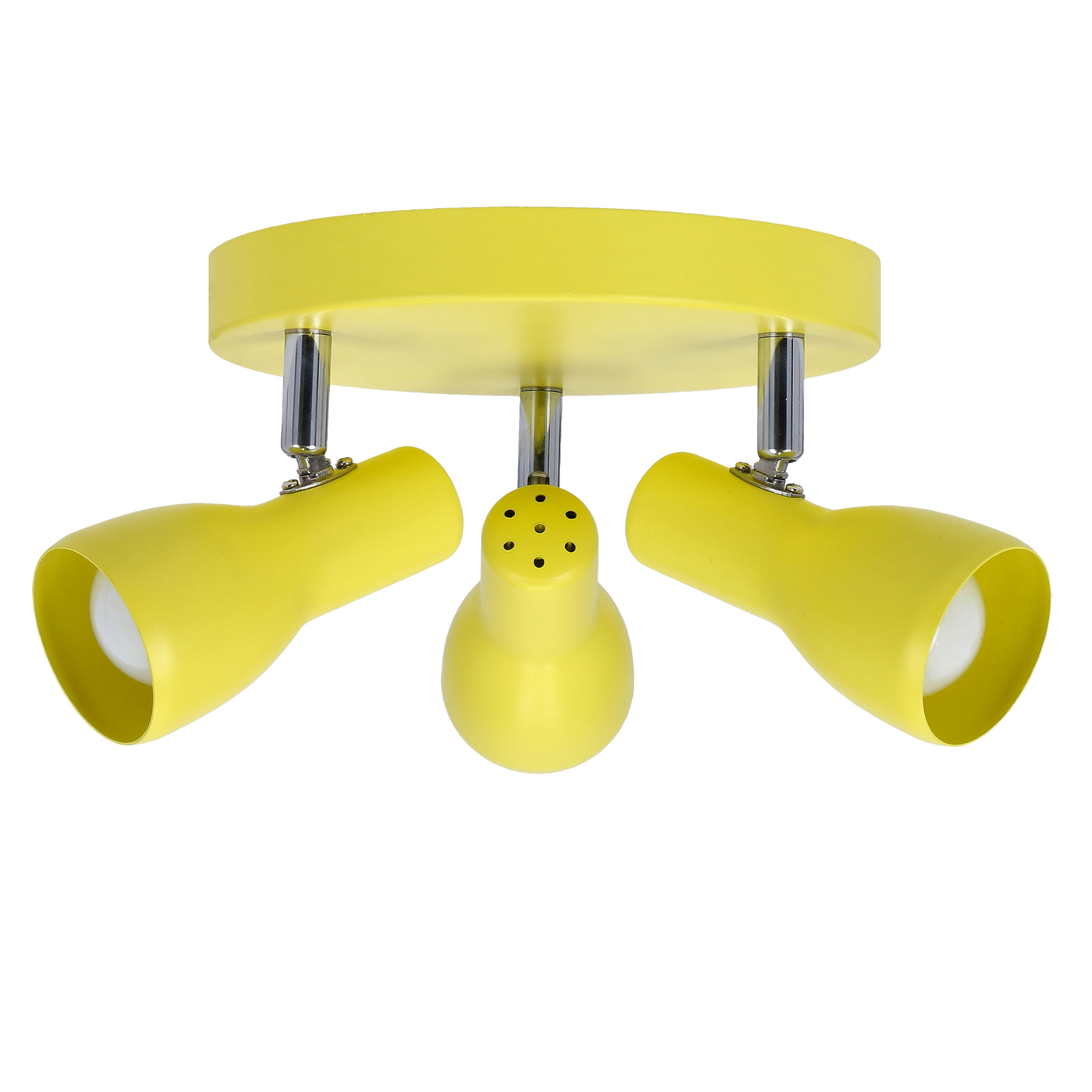 Lampa sufitowa żółta PICARDO 3xE14x40W wym: 15x29x29 cm Candellux