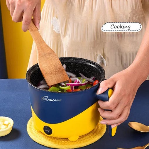 NNEOBA Multifunction Mini Electric Rice Cooker and Saucepan