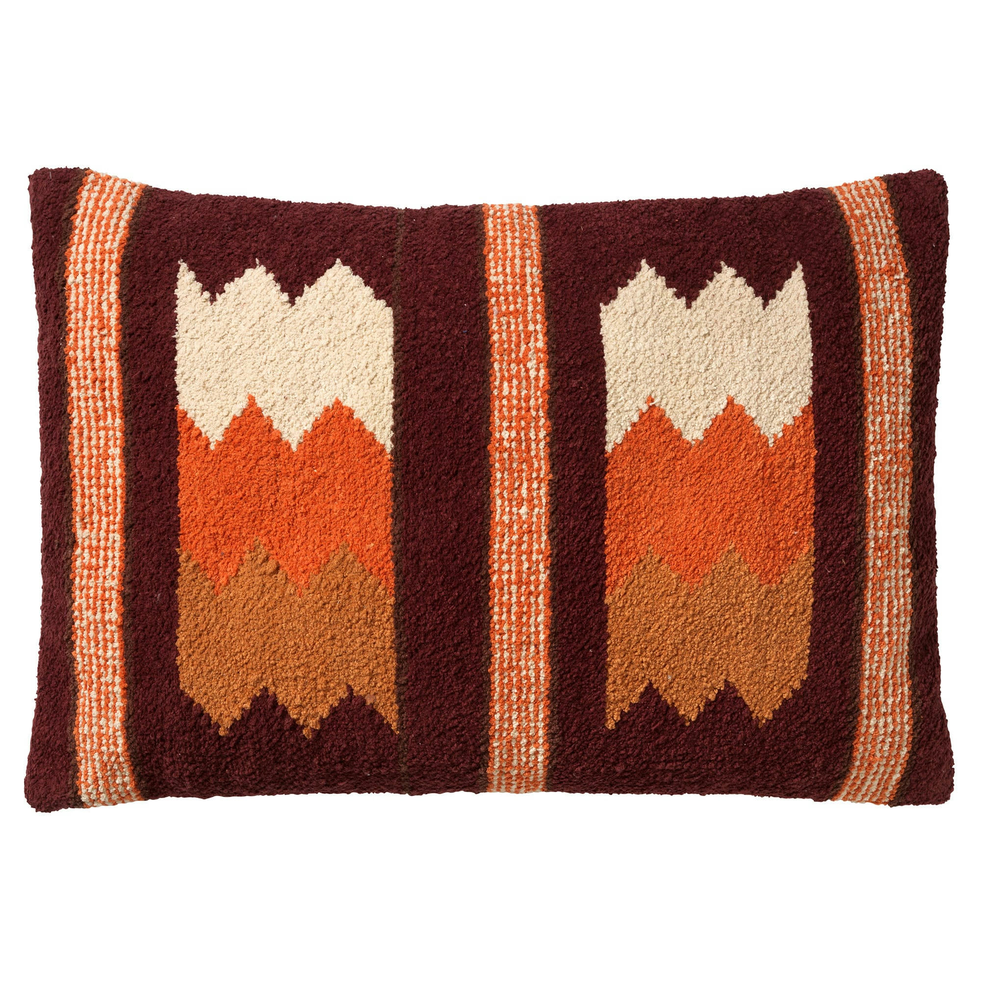 KELIM LINO - Housse de coussin rouge doux-40x60 cm unique
