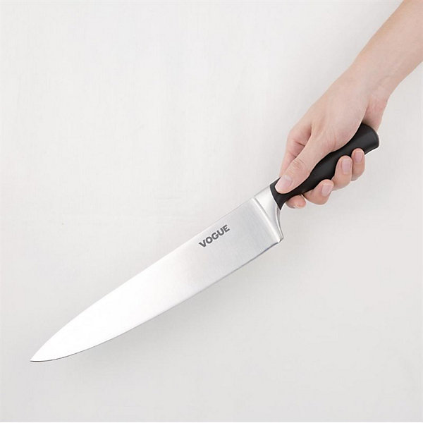 Couteau de cuisinier professionnel 25 cm - Soft Grip - Vogue