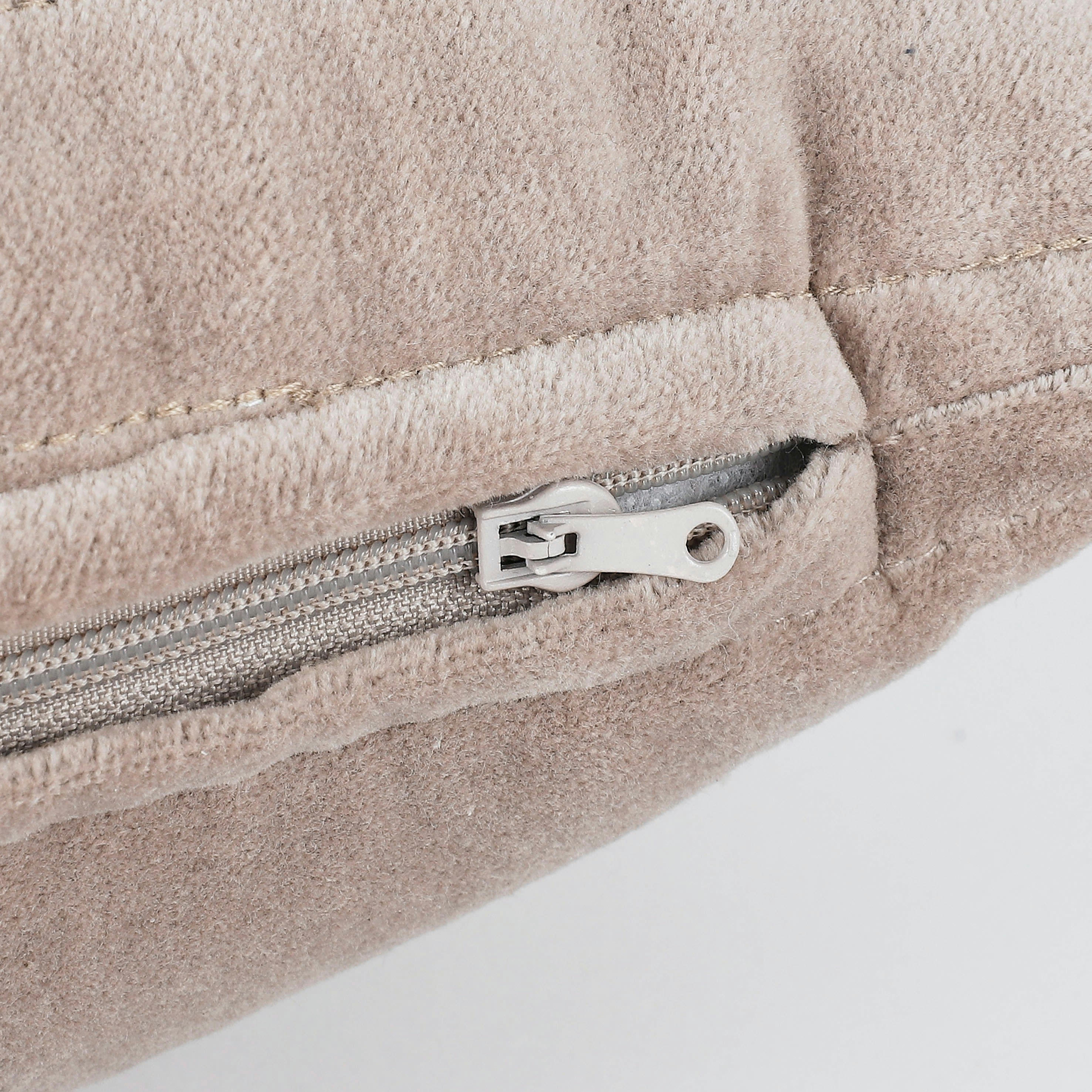 BALBOA - Coussin en coton crème 45x45