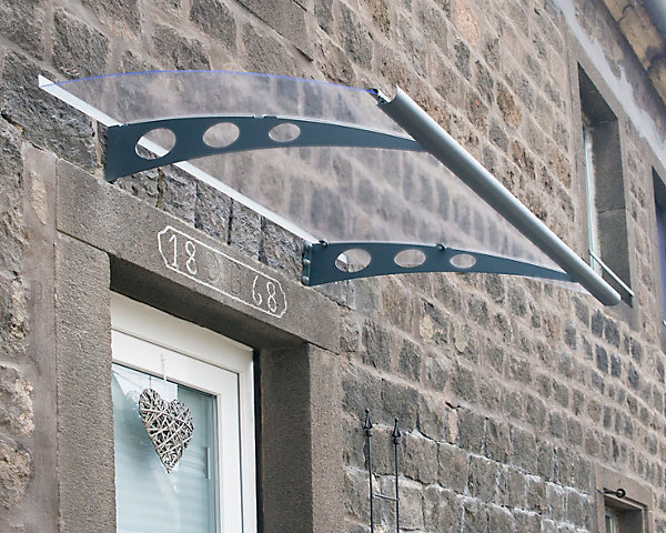 Auvent polycarbonate Garamond 135 x 90,5 cm