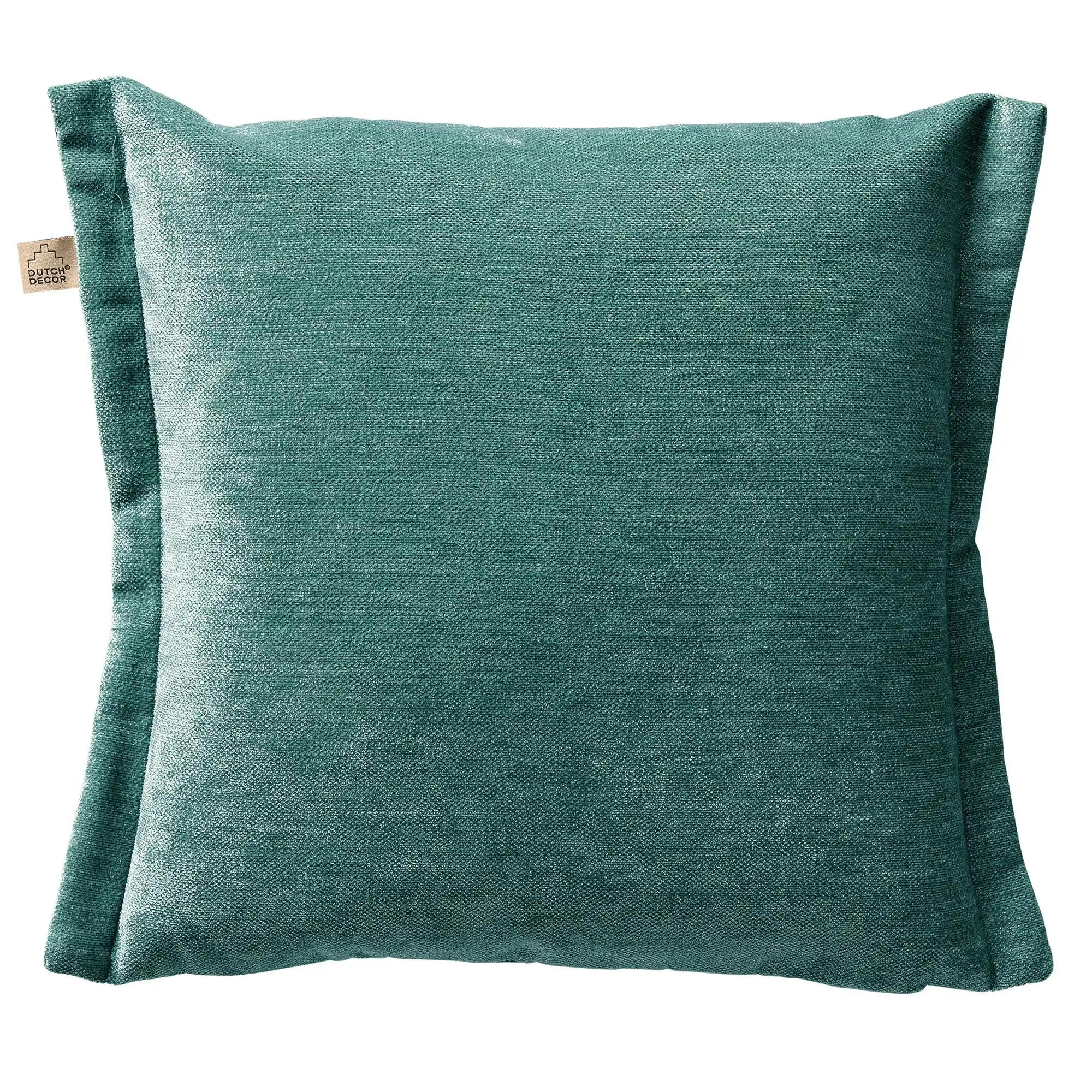 - Housse de coussin vert en polyester-45x45 cm uni