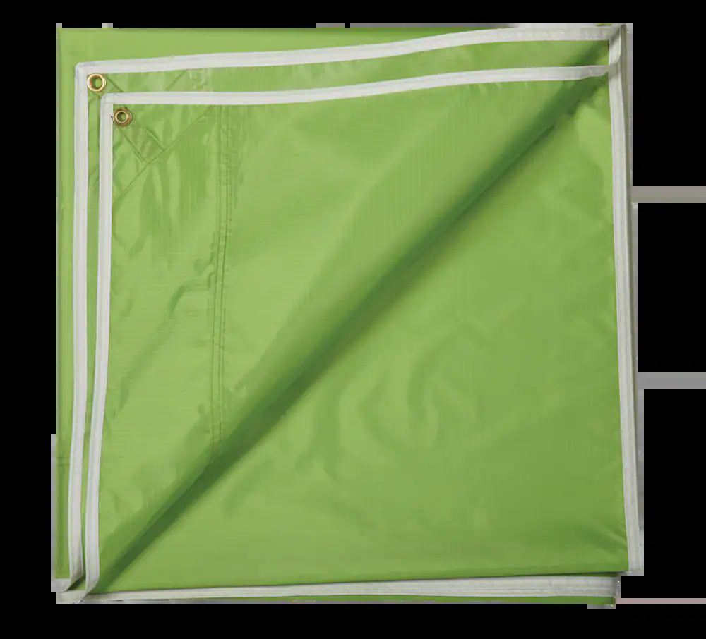 Woods O'HARA Waterproof Lightweight Backpacking Camping Tarp w/ Metal Grommets & Storage Bag, 3-m x 2-m