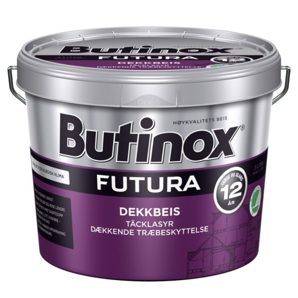 DEKKBEIS BUTINOX FUTURA HVIT BASE 2,7L