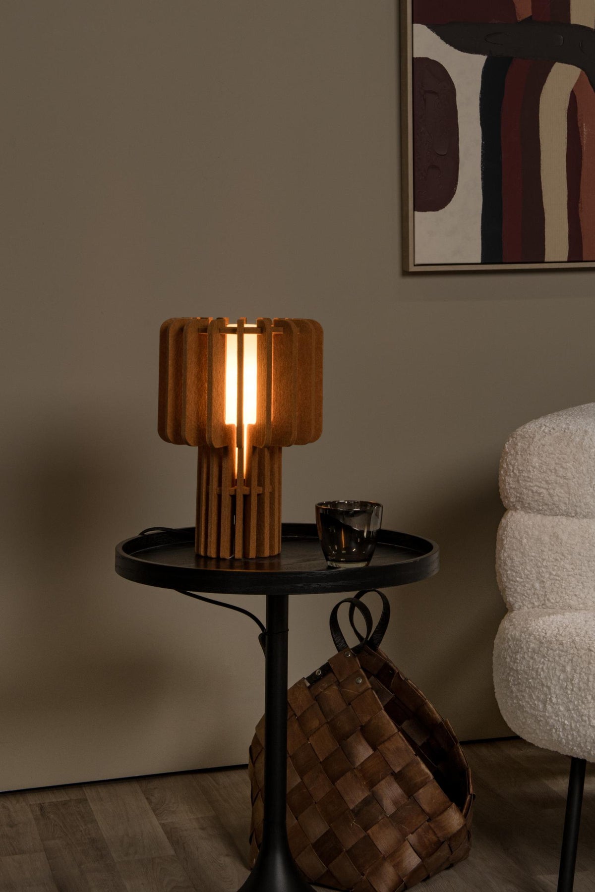 Lucide tafellamp ROLLO - 1xE27 - Terracotta
