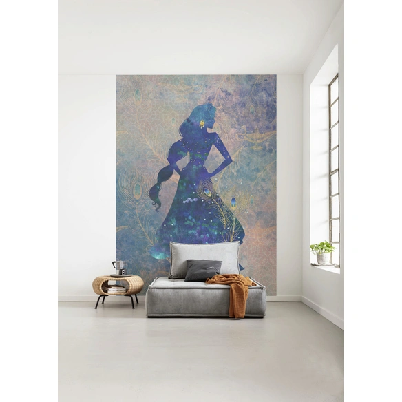Vliestapete »Jasmin Silhouette«, bunt, glatt