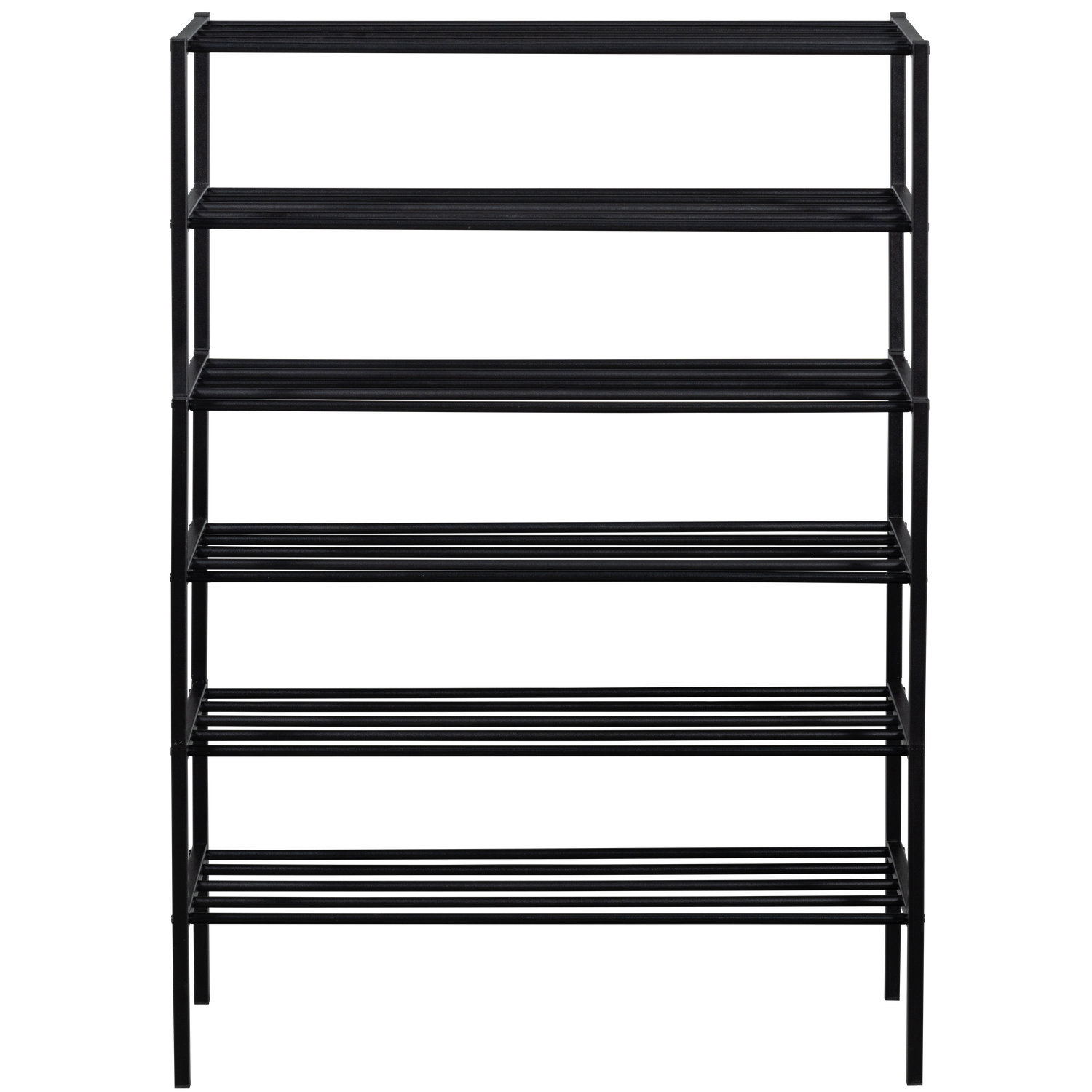 WOOOD schoenenrek Ferro - Metaal - Zwart - 120x85x35