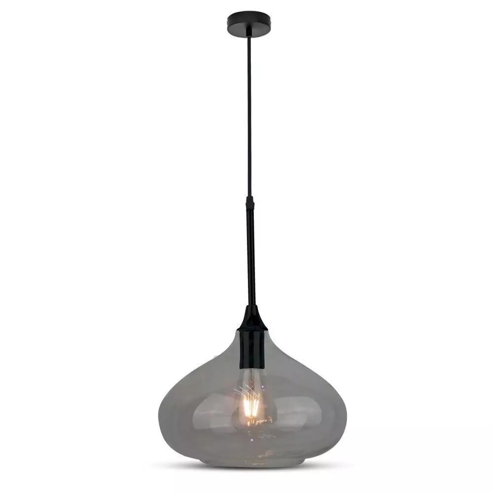Lampa wisząca czarna VT-7281 1xE27x60W wym: 100x28,5x28,5 cm V-TAC