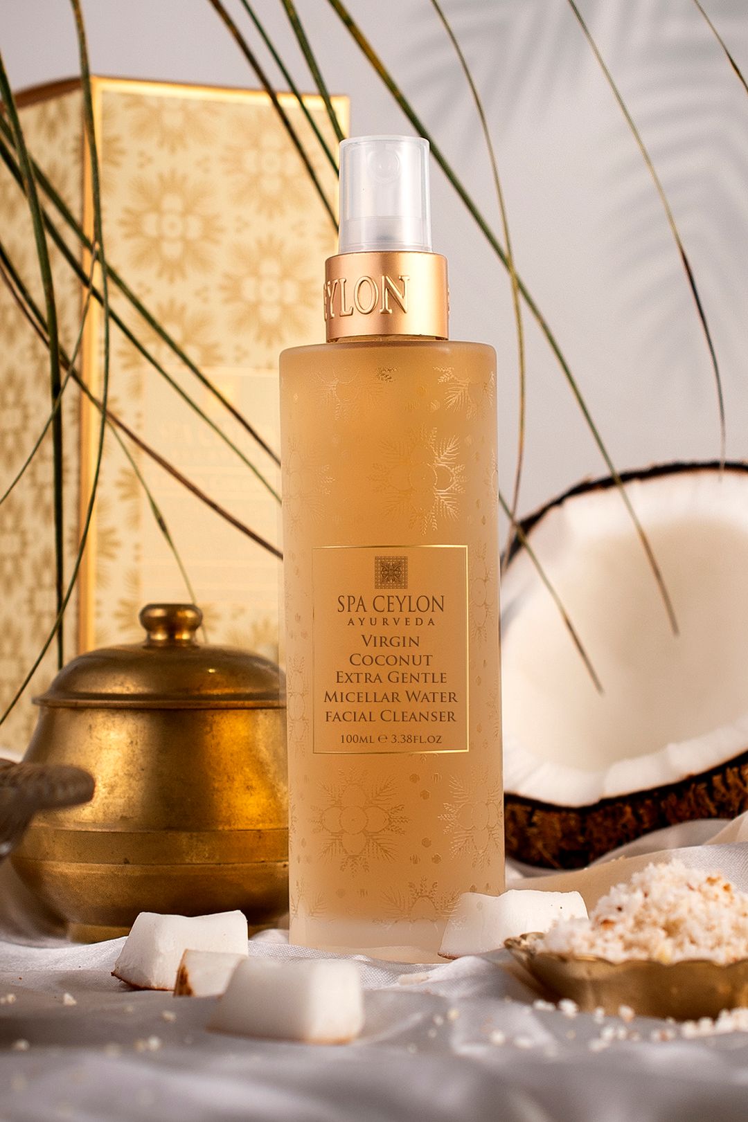 Spa Ceylon Virgin Coconut - Extra Gentle Micellar Water Facial Cleanser Make-Up Remover 100ml