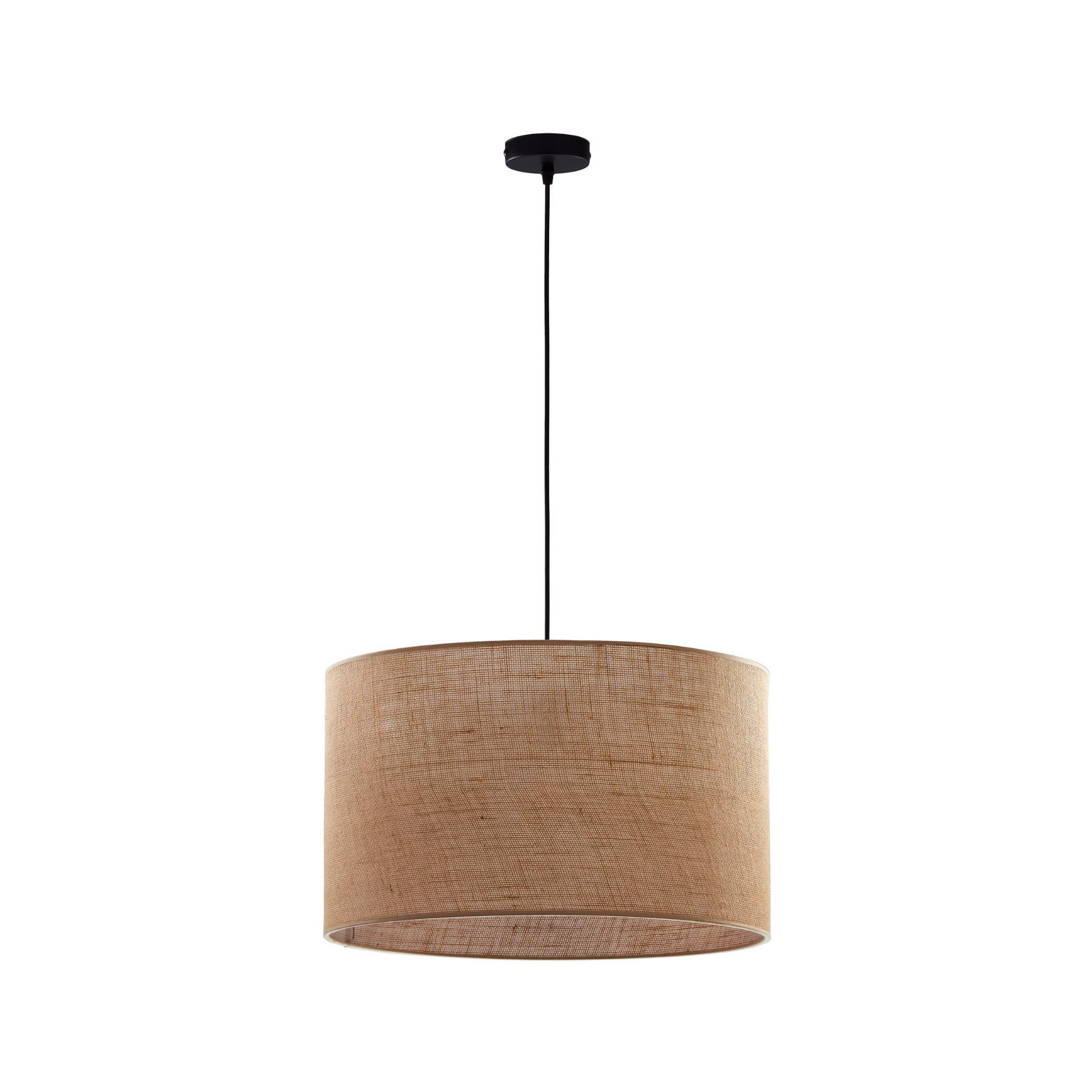 Lampa wisząca czarno-brązowa JUTA 3xE27x15W wym: 125x50x50 cm TK-Lighting