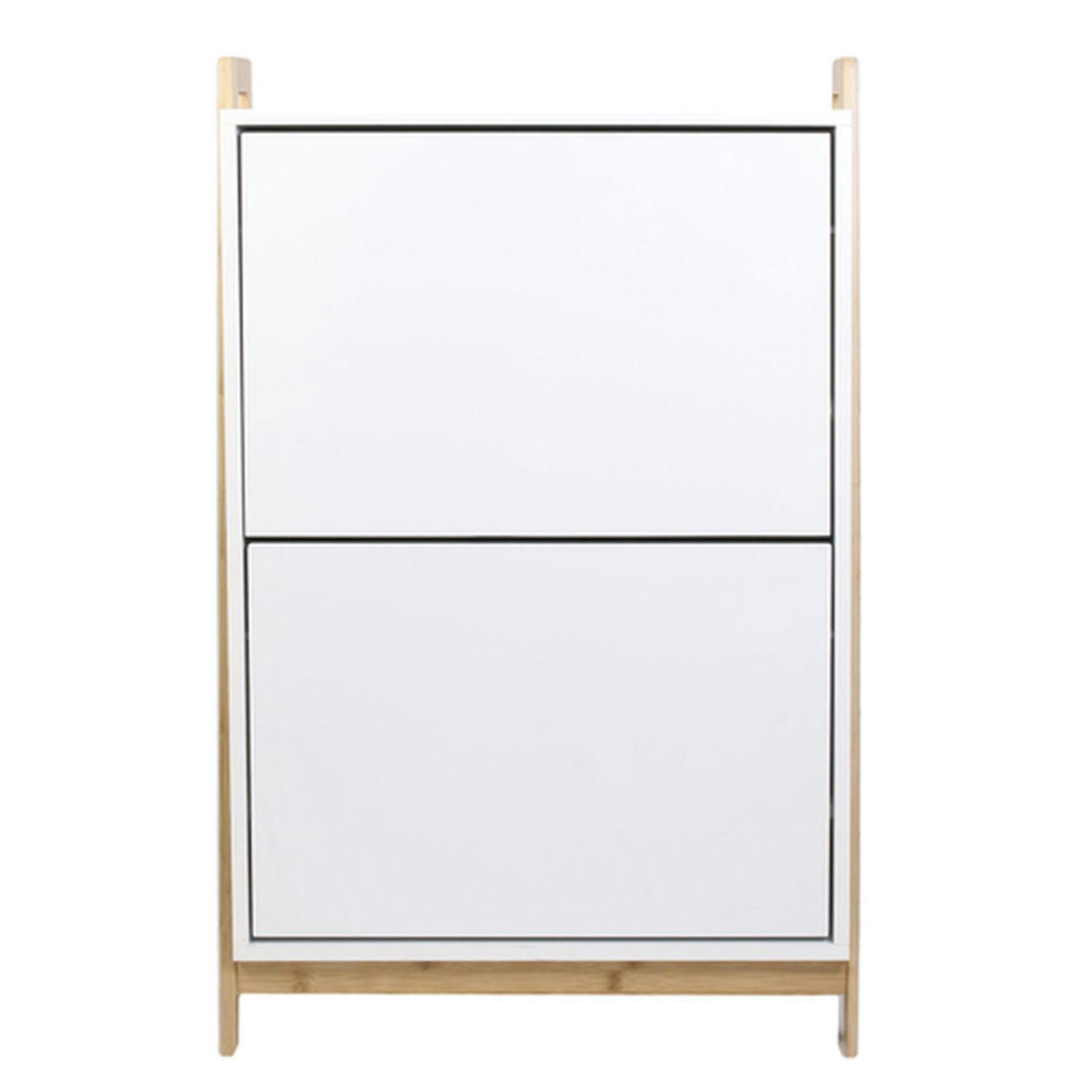 COPENHAGUE - Meuble à chaussures scandinave blanc