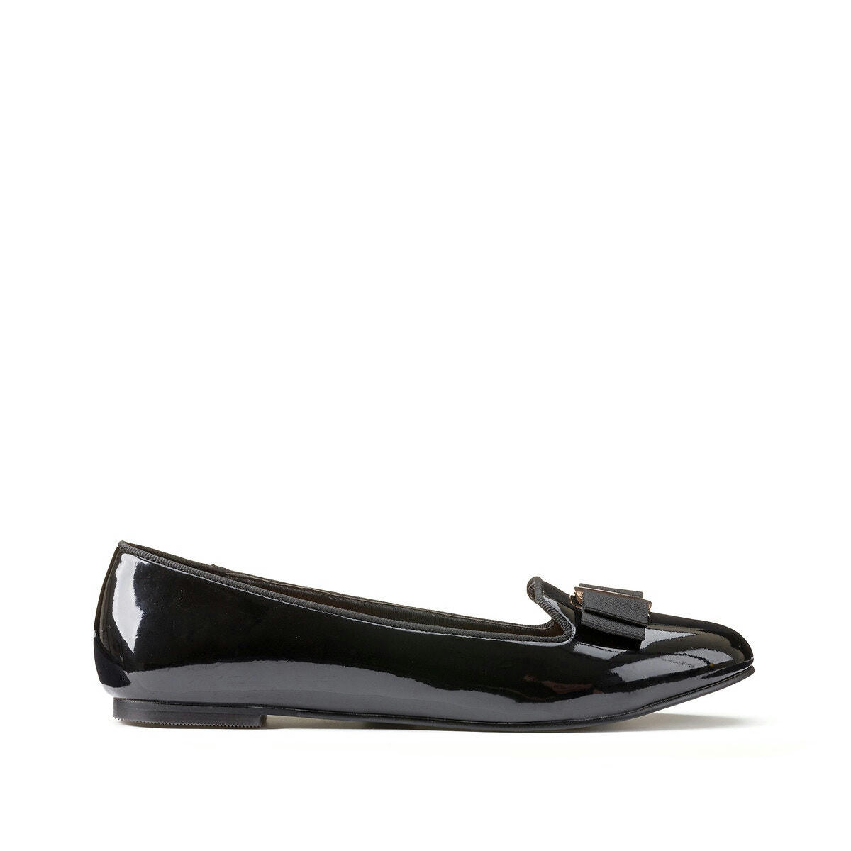 Ballerines vernies à nœud