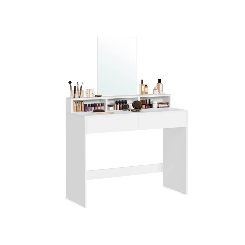Coiffeuse avec grand miroir