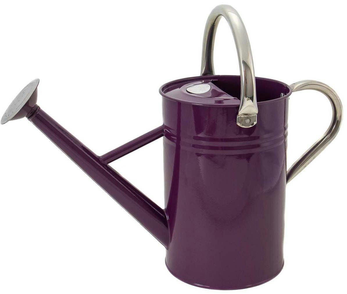 - Arrosoir en acier galvanisé 4,5 litres violet