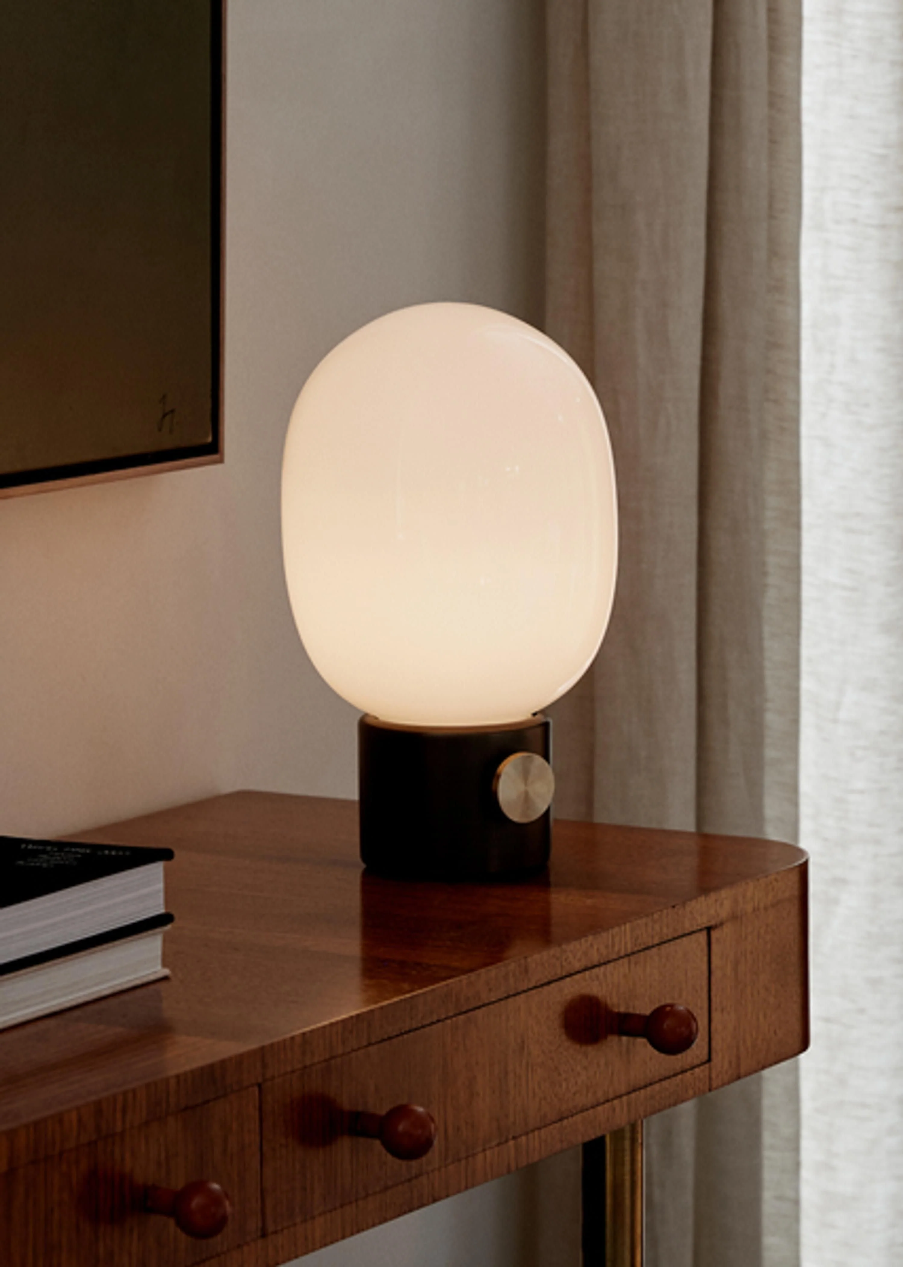 Kleine dimmbare Tischlampe JWDA, H 29 cm