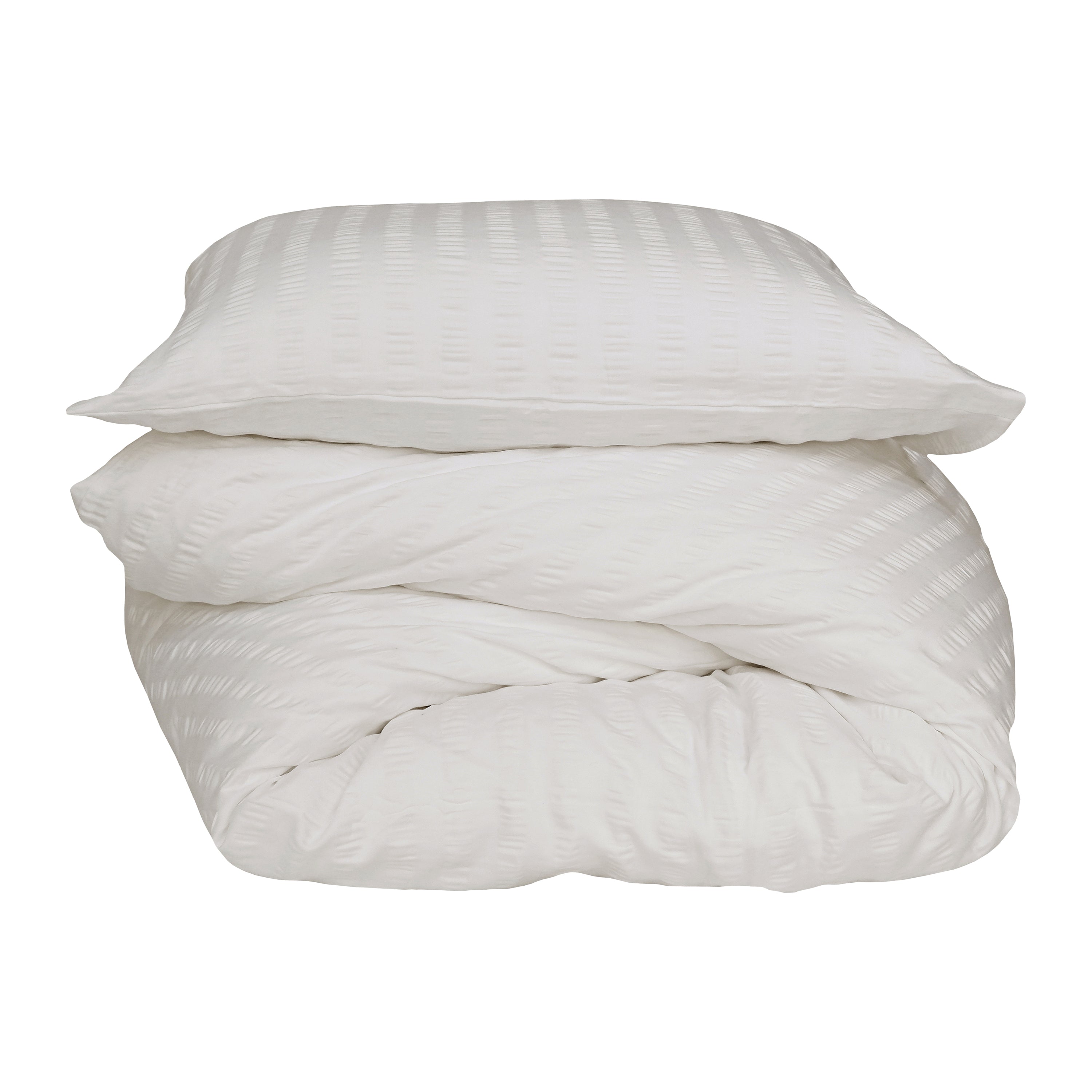 Crisp Sheets Smooth Waffle Dekbedovertrek 200 x 220 cm - Pebble Stone