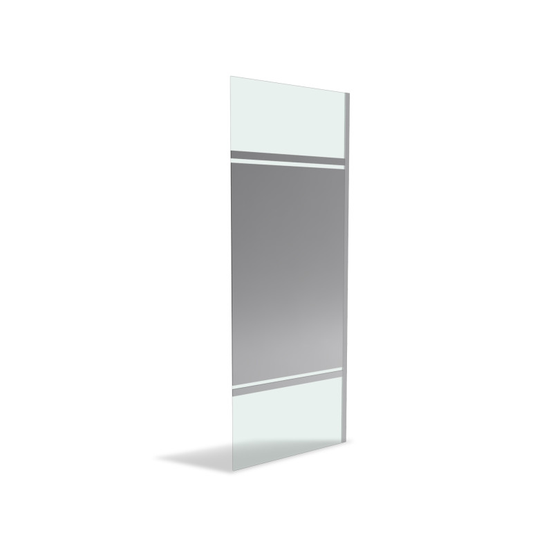 Paroi de douche Parma 2 miroir 80 x 200 cm AURLANE