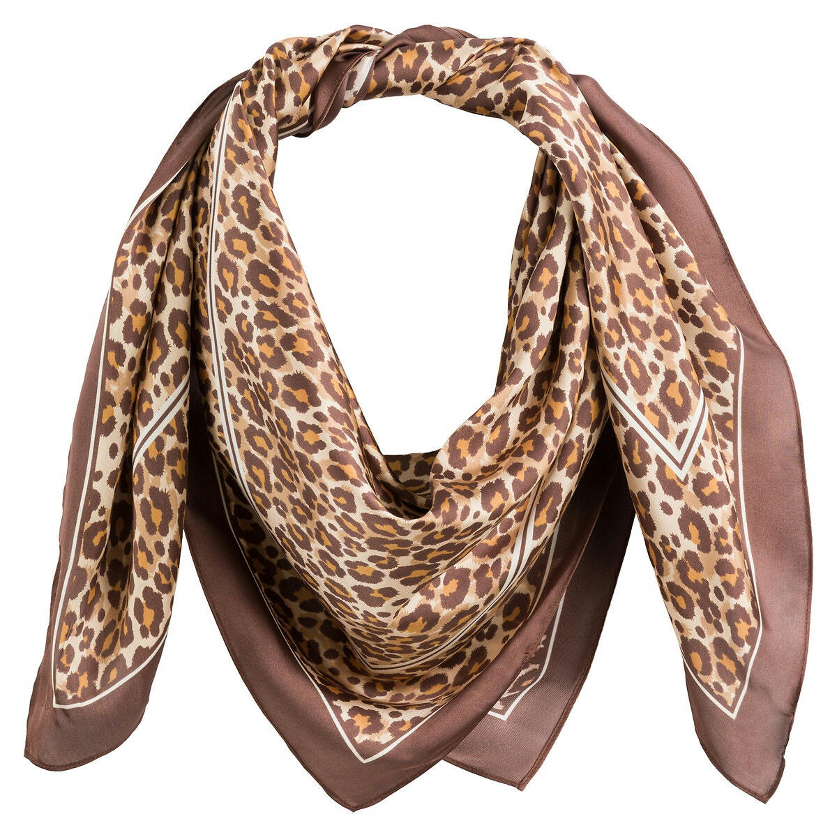 Foulard imprimé léopard