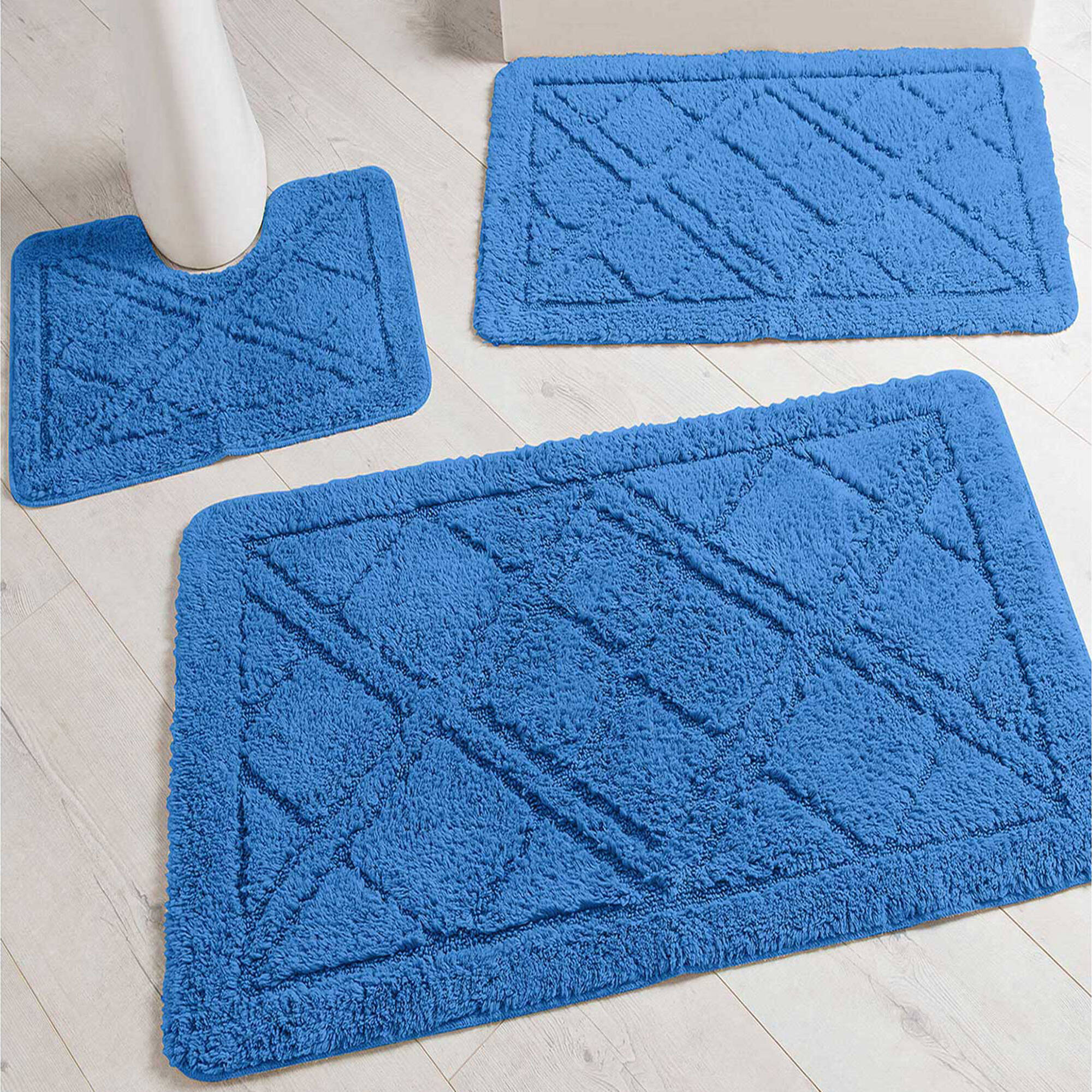 Tapis de bain losanges