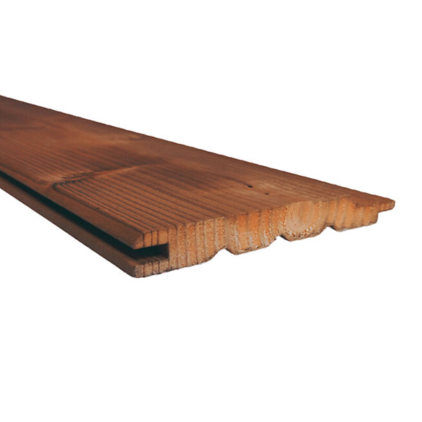 Bardage en épicéa marron Louisane L.2,35m Wood2wood