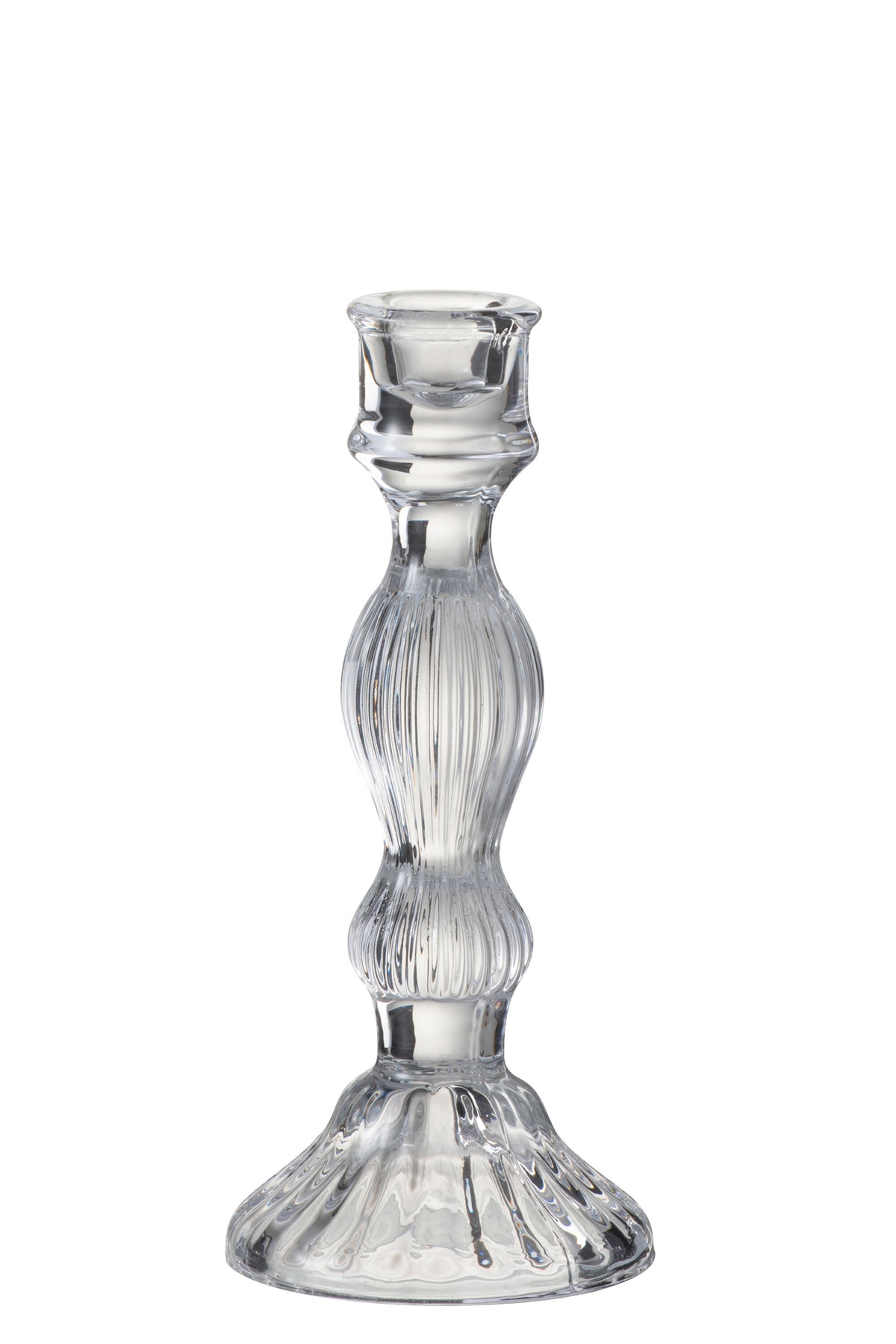 J-Line kandelaar Bol - glas - transparant - large