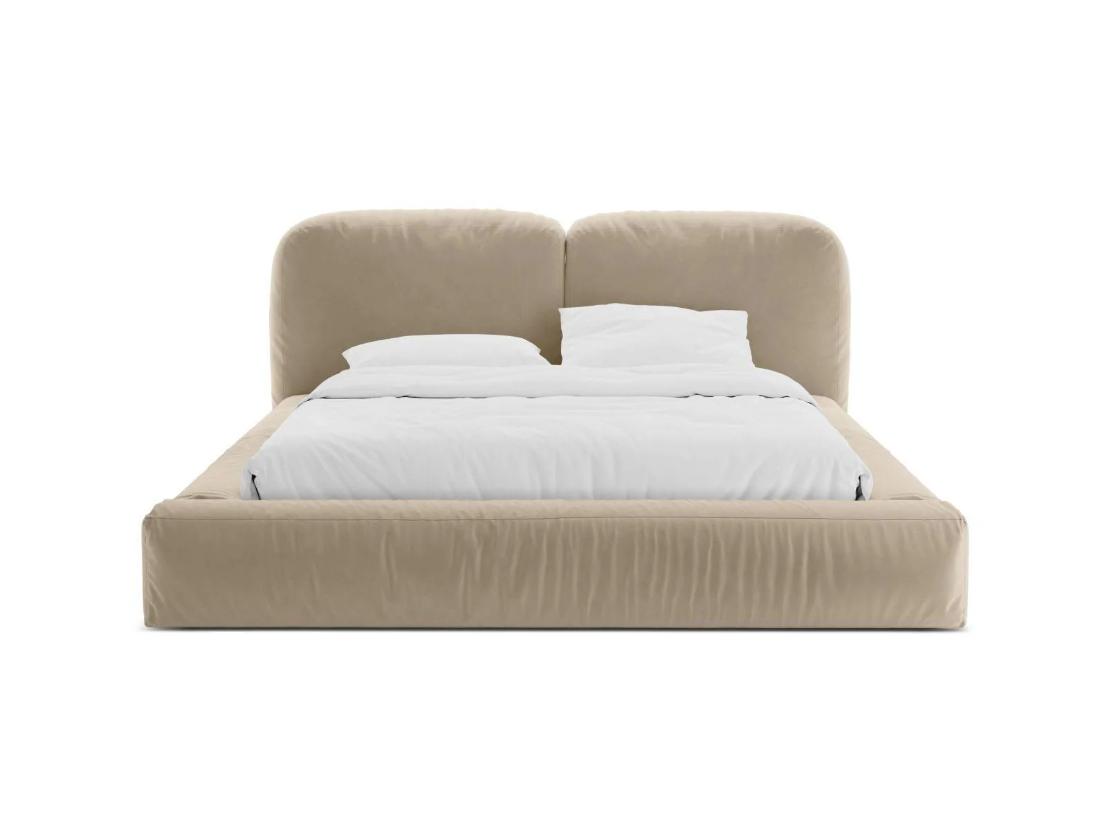 Bedframe Martina velvet 140 x 200 met opbergruimte