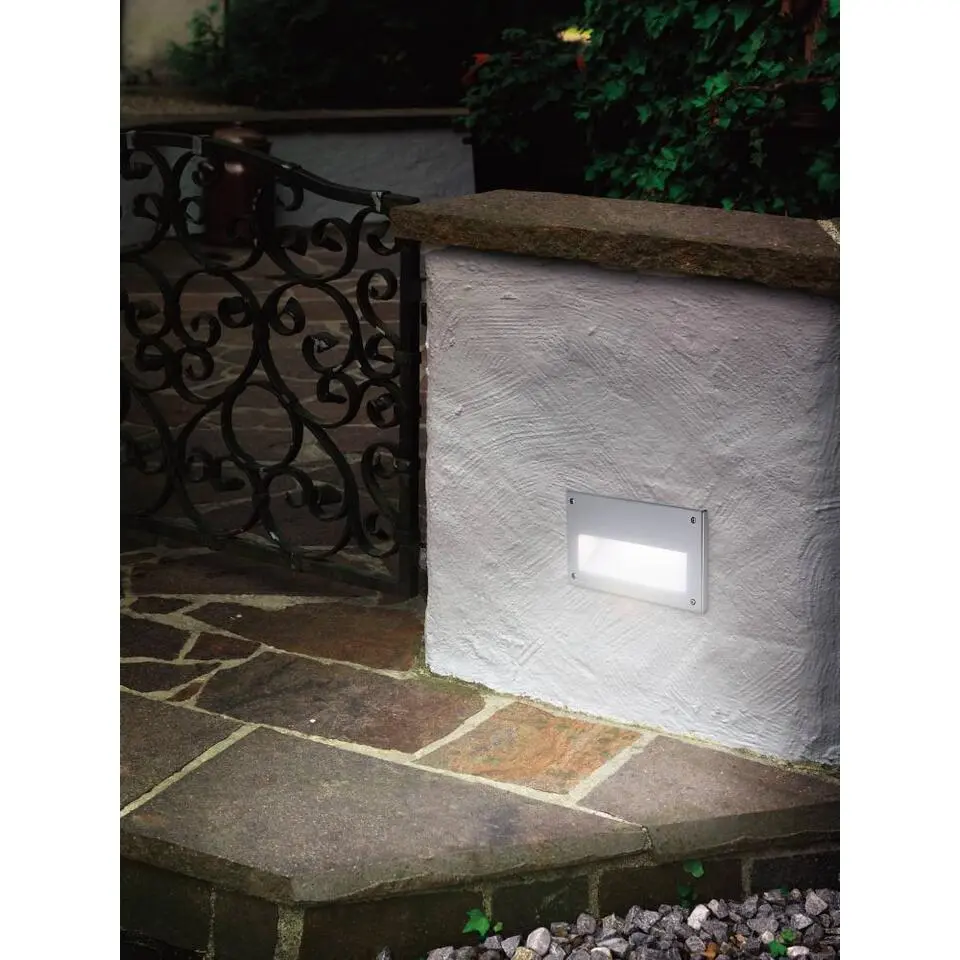 EGLO Zimba Wandlamp - E14 - 22.7 cm - zilver