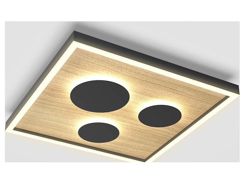 Lampa sufitowa Dijon LED 3-punktowa ze ściemniaczem czarna